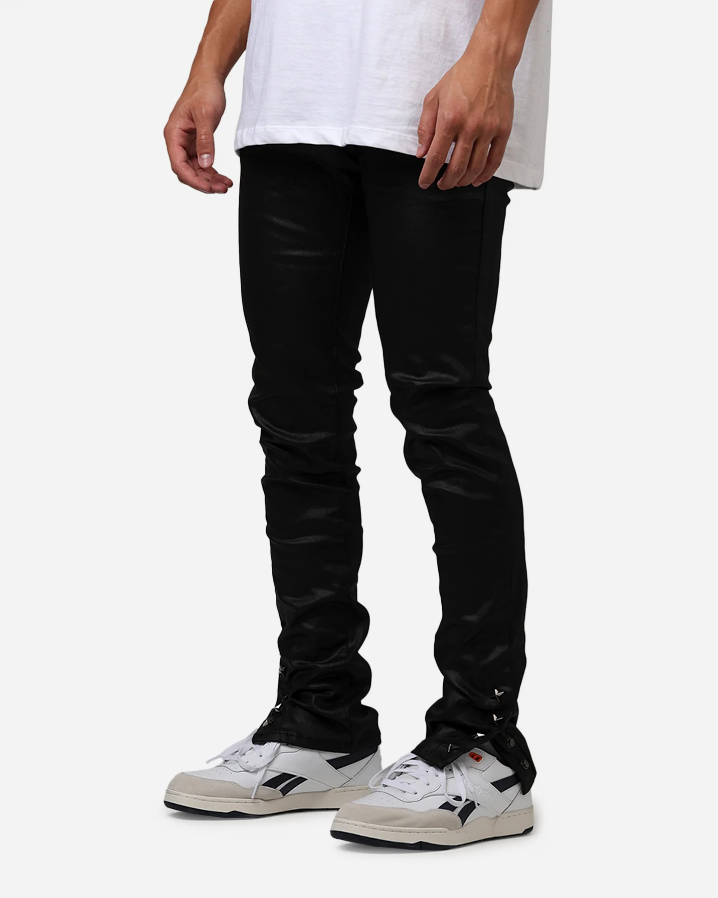 MNML D588 Straight Denim Jeans Black - Image 4