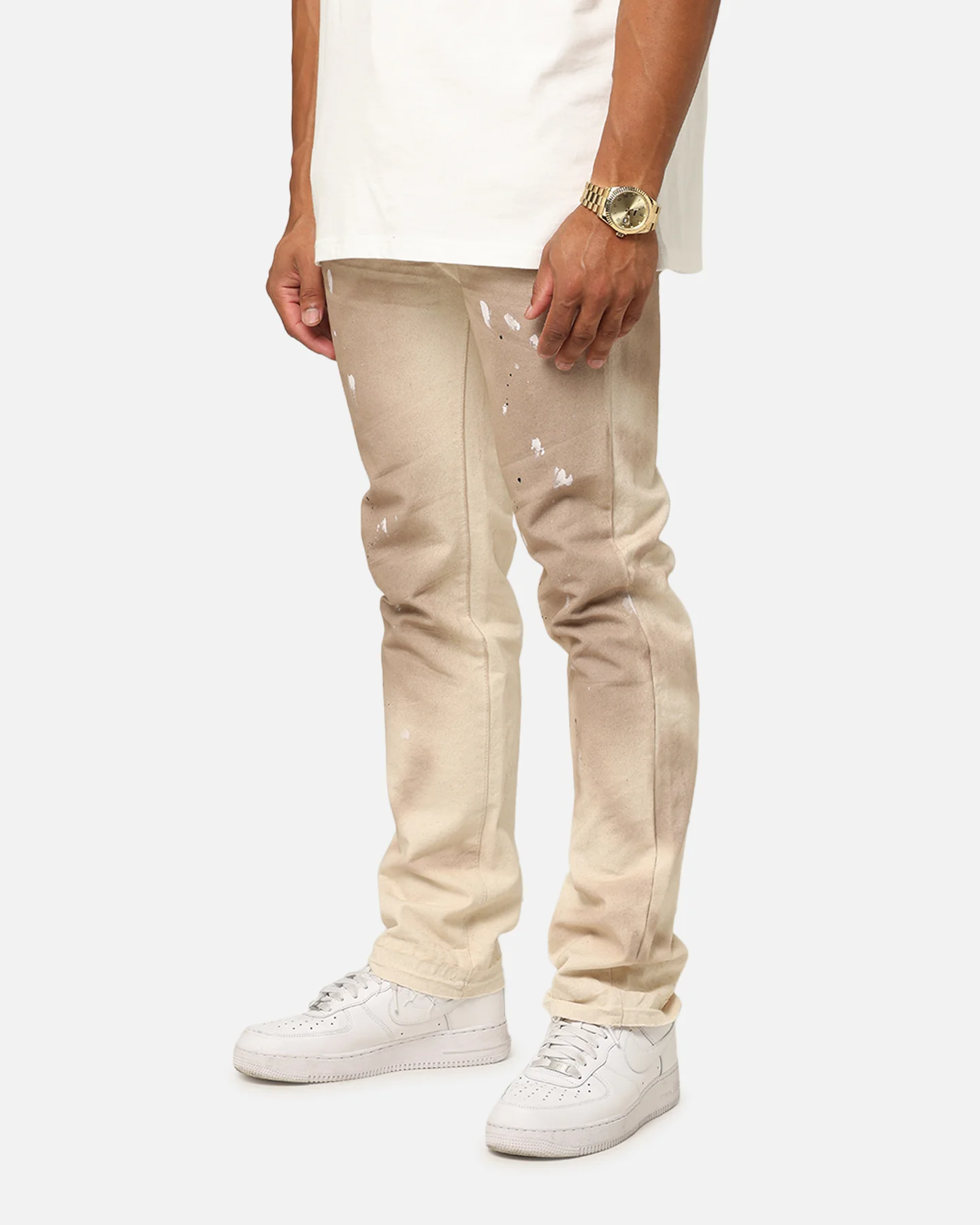 MNML D713 Dust Denim Jeans Cream - Image 6