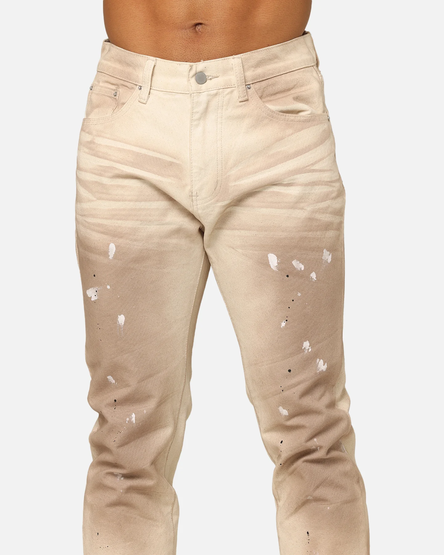 MNML D713 Dust Denim Jeans Cream - Image 7