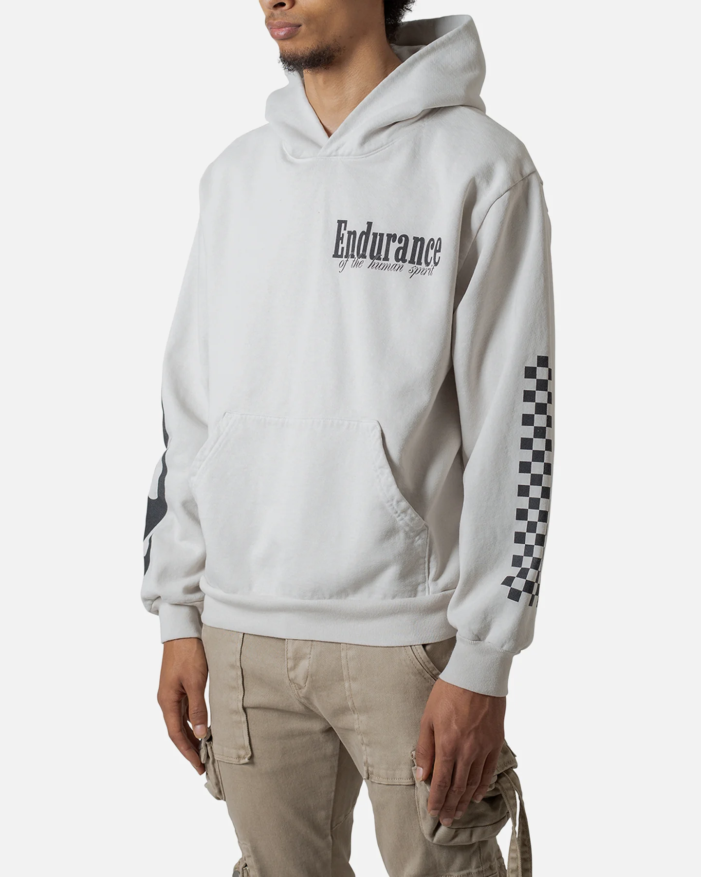 MNML Endurance Hoodie Light Grey Heat - Image 2