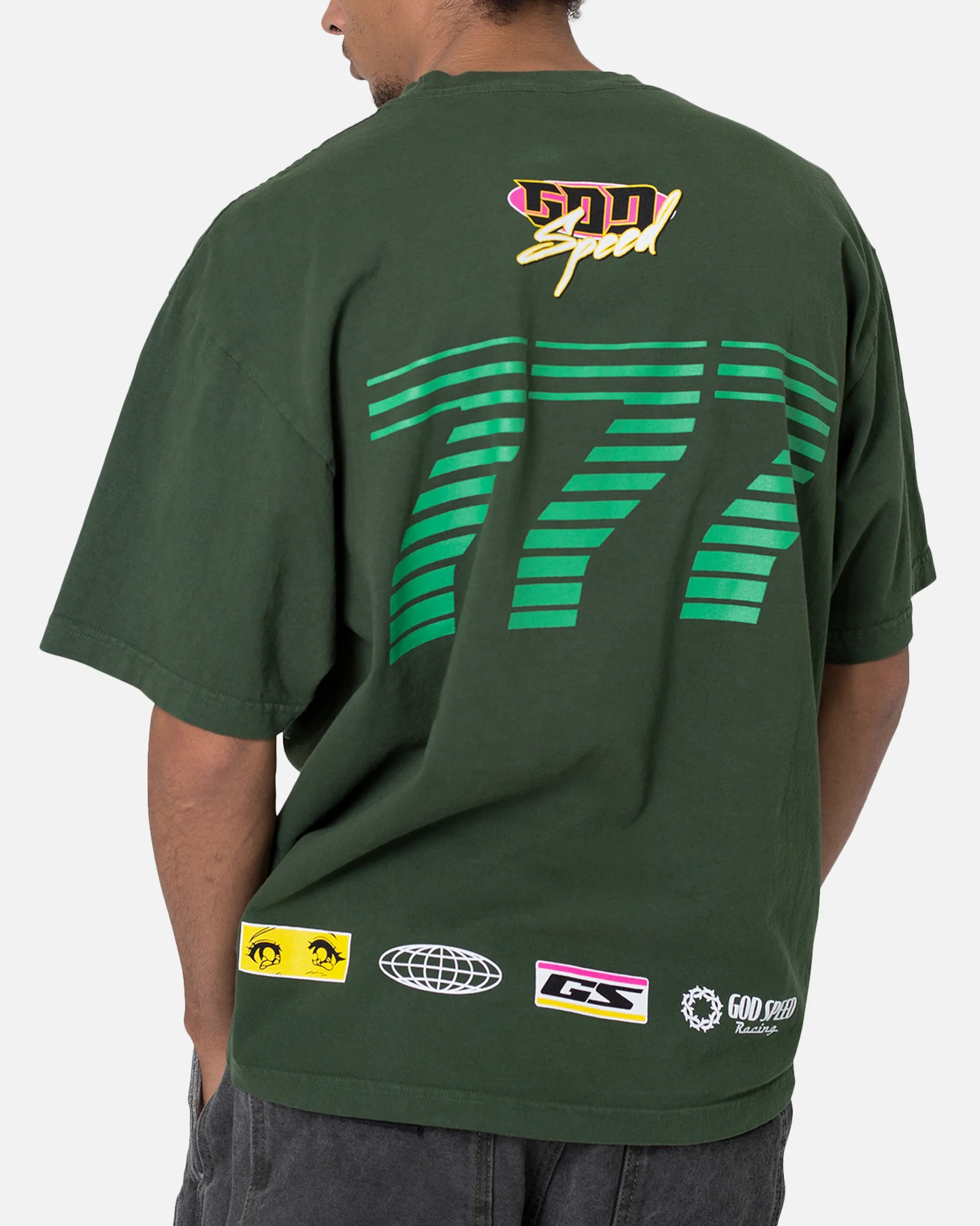 MNML God Speed T-Shirt Green - Image 6