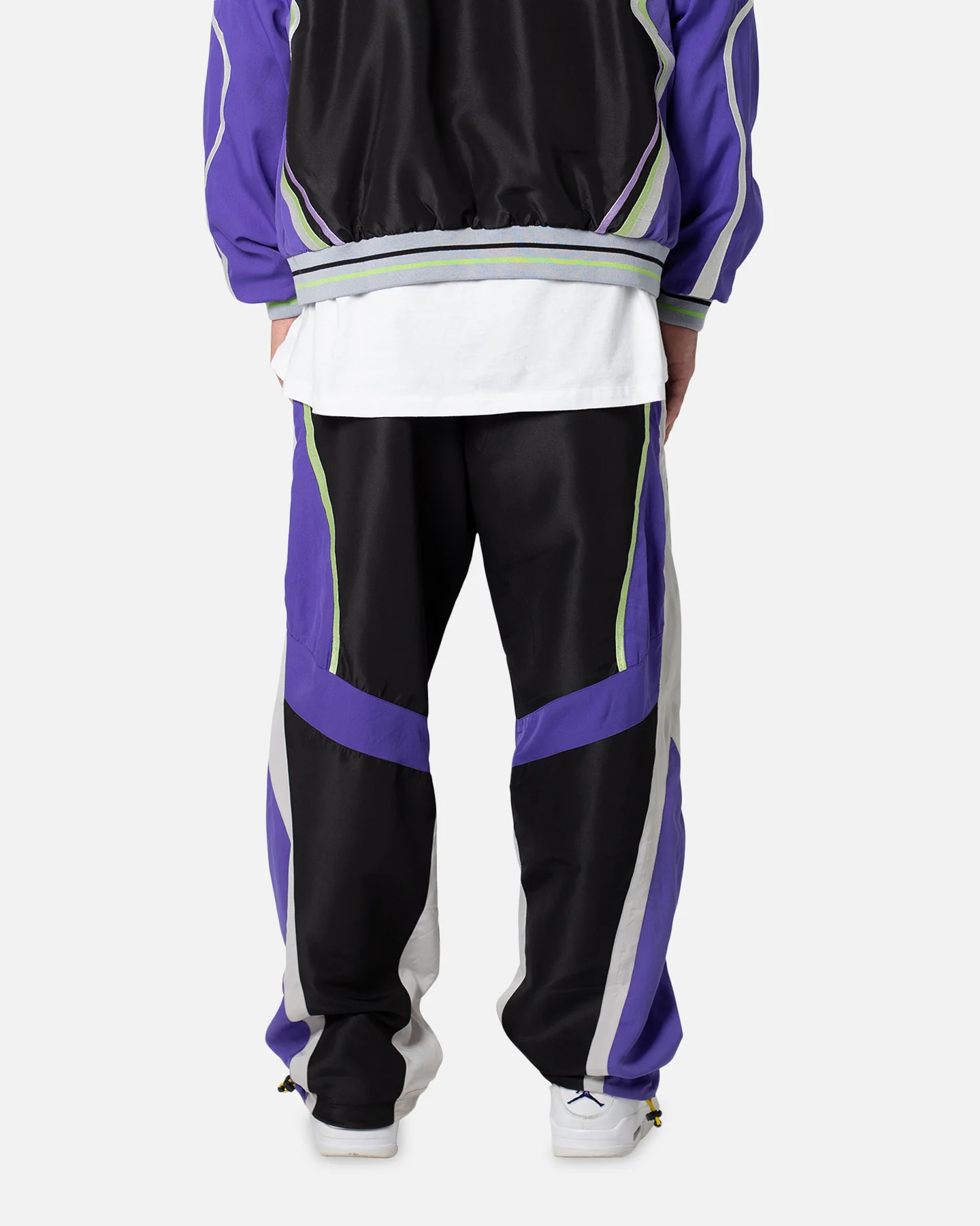 MNML Motocross Track Pants Purple - Image 4