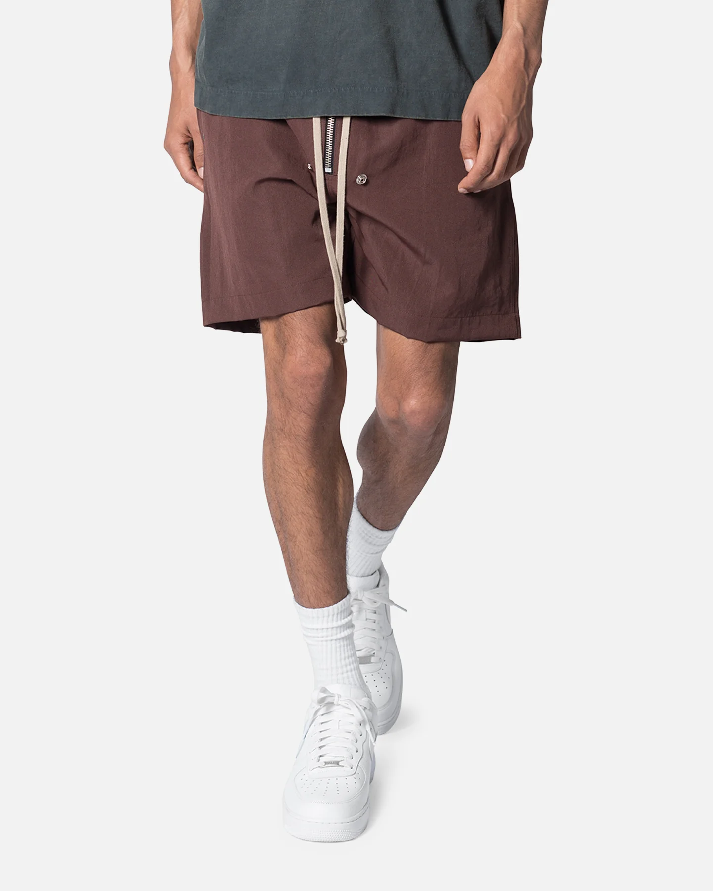 MNML Mud Shorts Brown - Image 5