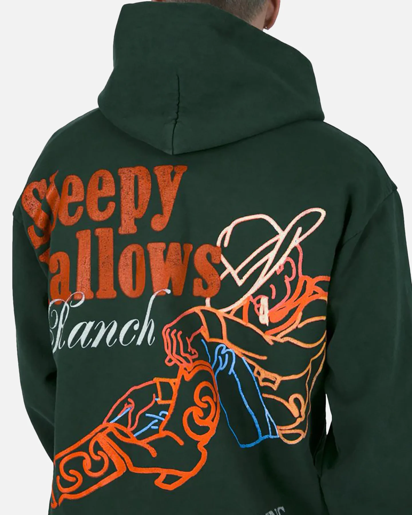MNML Neon Cowboy Hoodie Ivy - Image 5