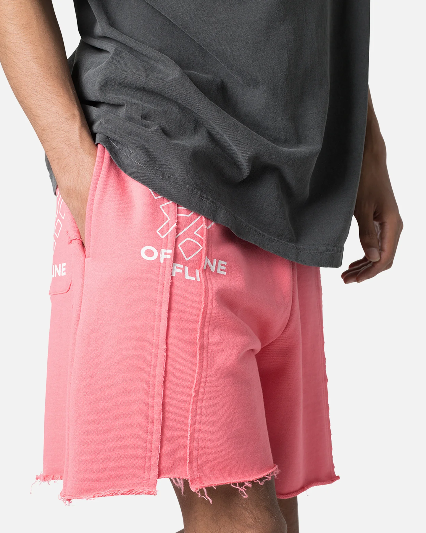 MNML Offline Shorts Pink - Image 5