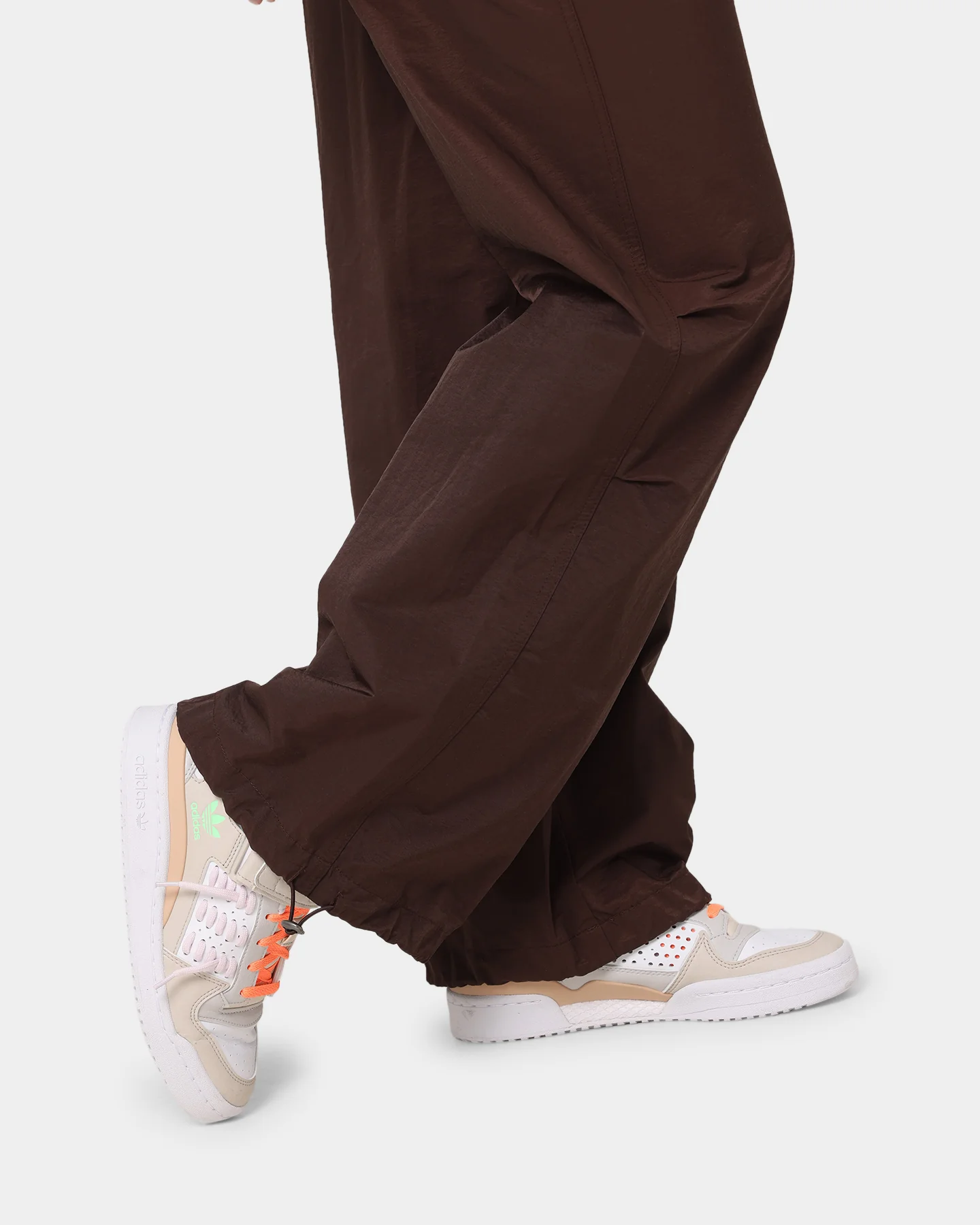 MNML Women's Parachute Pants Brown - Image 8