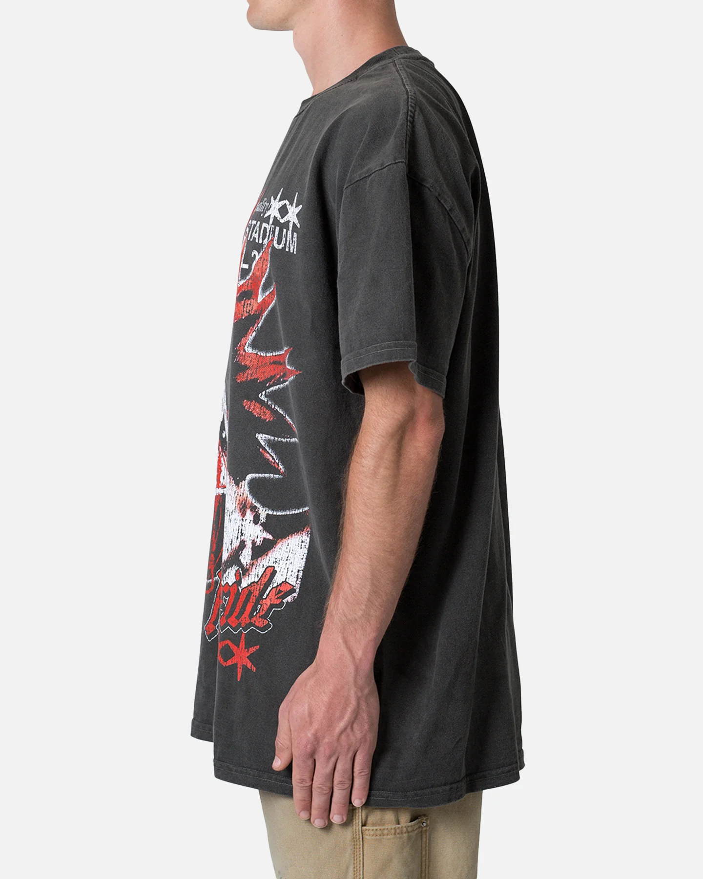 MNML Peroxide Band T-Shirt Washed Black - Image 3