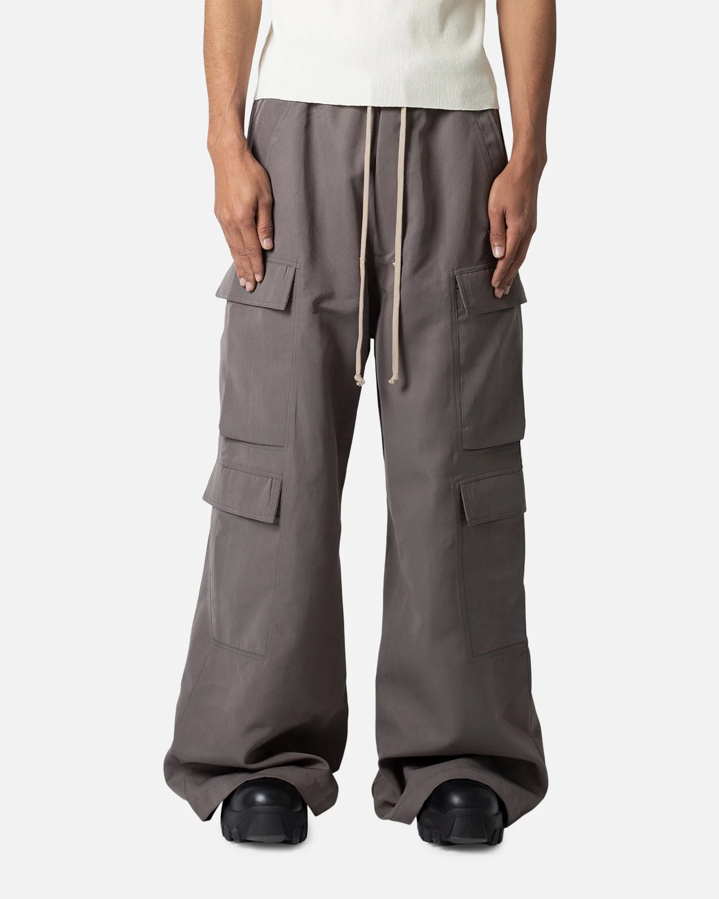 MNML Rave Double Cargo Pants Dusty Brown - Image 2