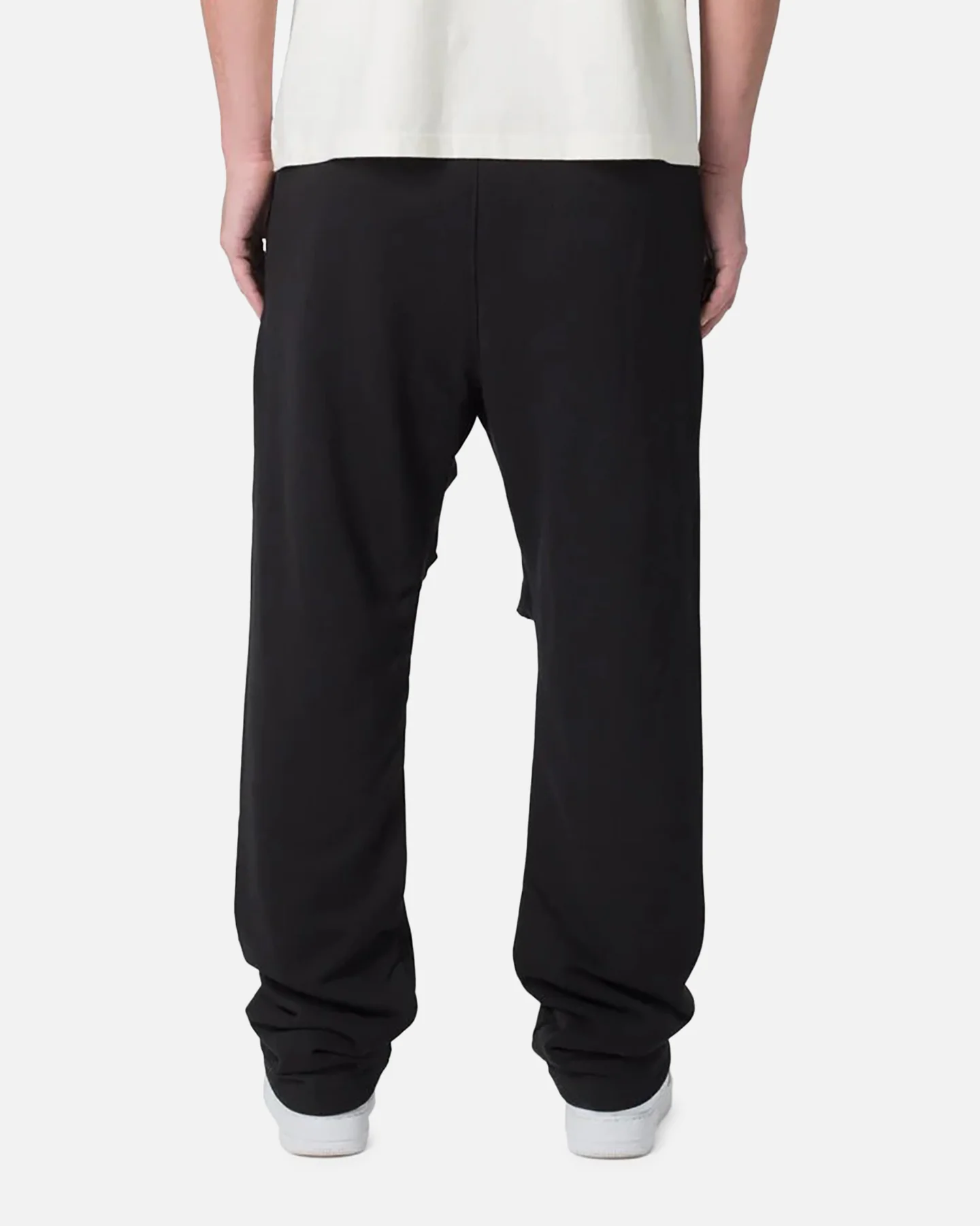 MNML Shred Layered Baggy Sweatpants Black - Image 4