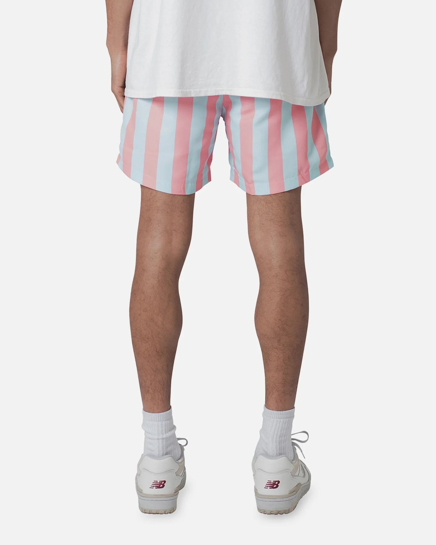 MNML St Tropez Swim Shorts Blue/Pink - Image 4
