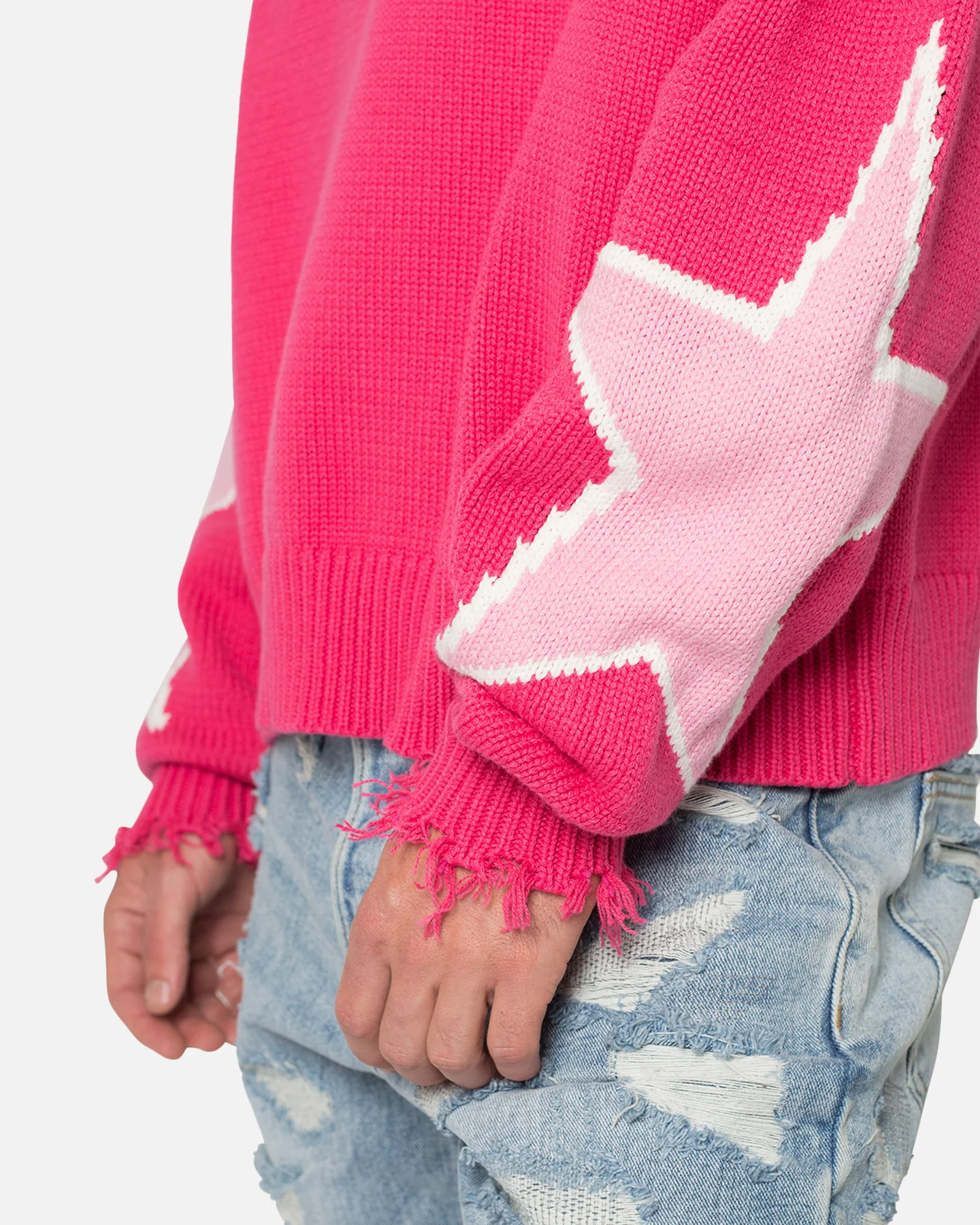 MNML Star Sweater Pink - Image 6