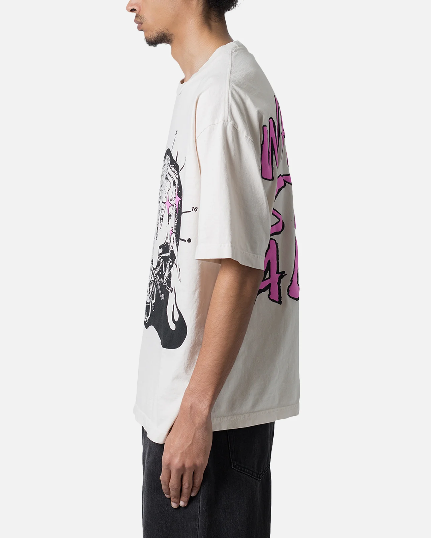 MNML Stars Align T-Shirt Off White - Image 3