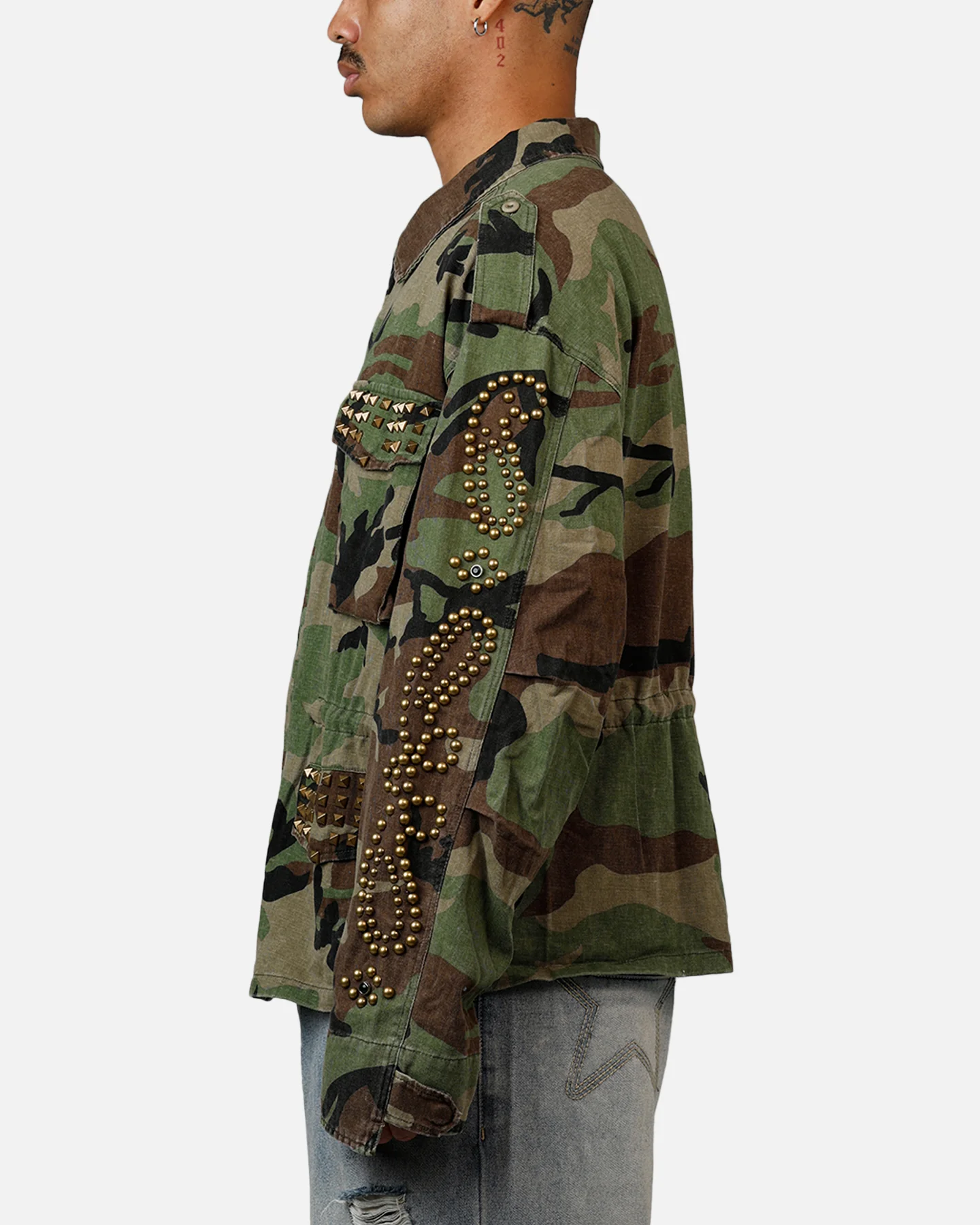 MNML Studded Camo Jacket Camo - Image 5