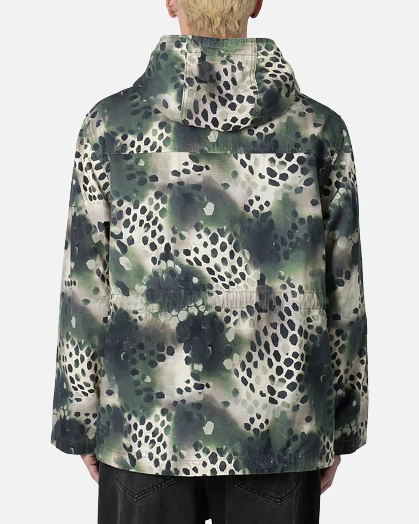 MNML Swamp Camo Anorak Jacket Green - Image 4