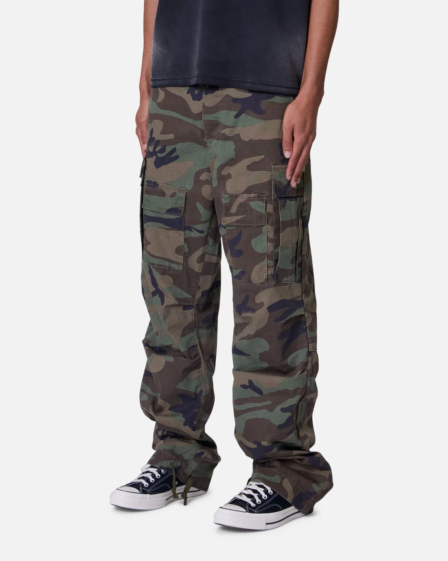 MNML Ultra Baggy Cargo Pants Camo - Image 2