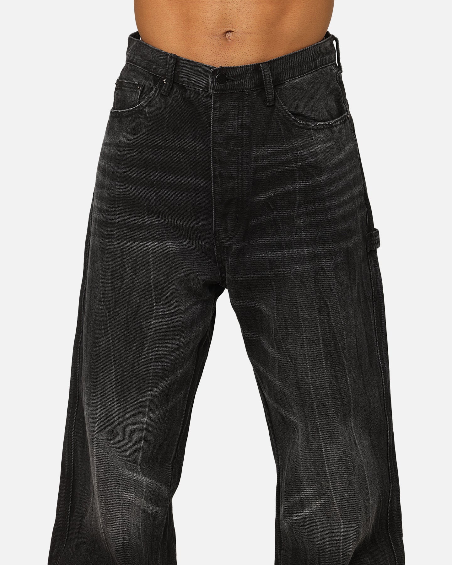 MNML Ultra Baggy GN16 Denim Jeans Black - Image 7
