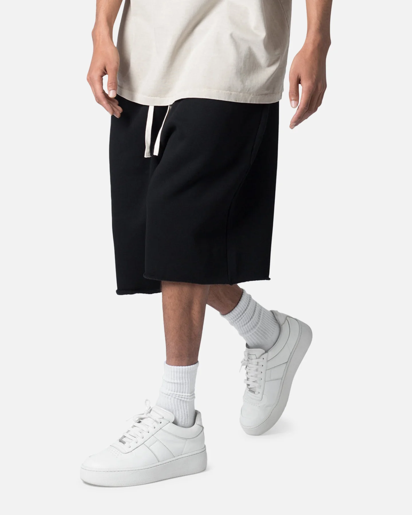 MNML Ultra Baggy Sweat Shorts Black - Image 6
