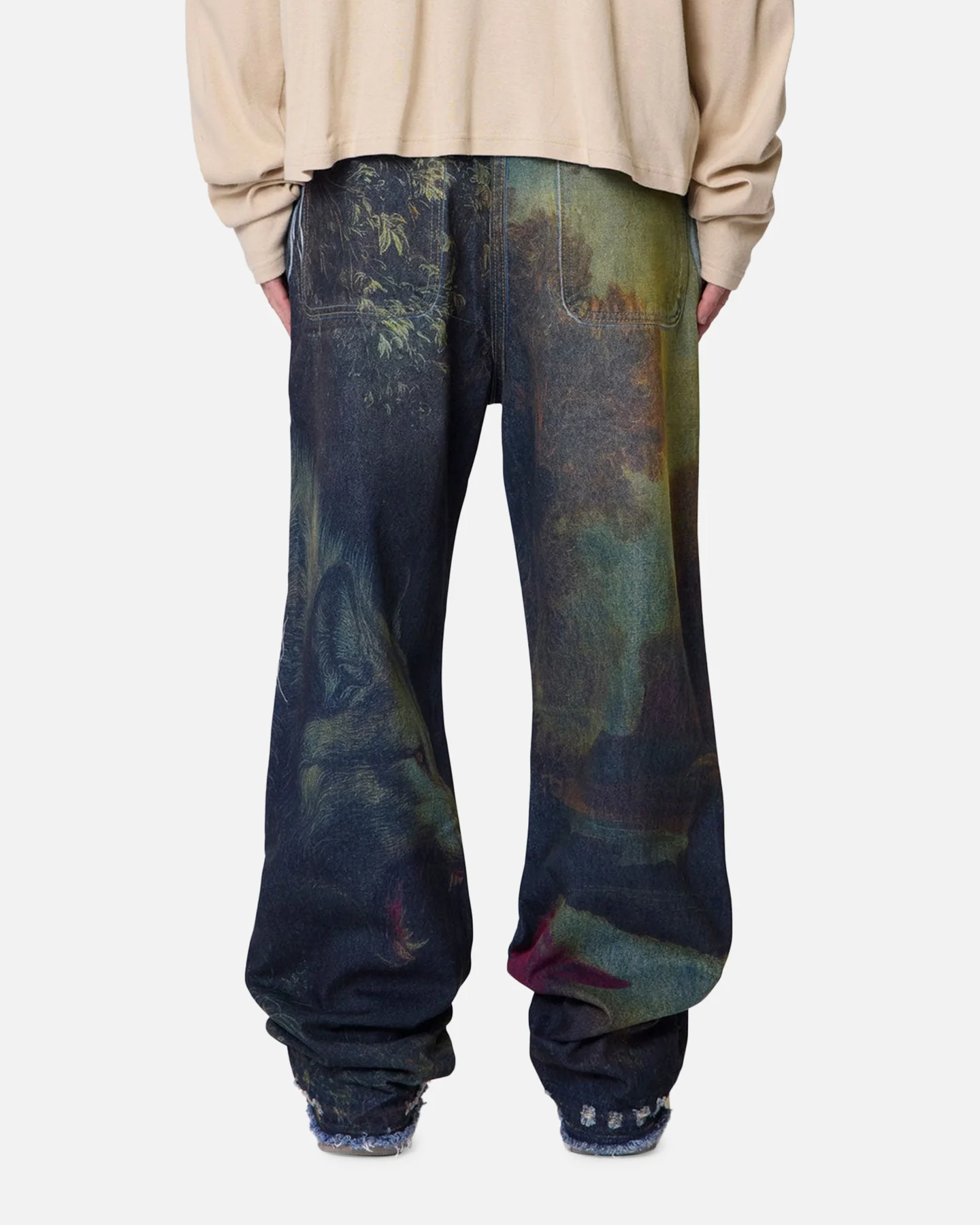 MNML Ultra Baggy Wolf Denim Jeans Multi - Image 4