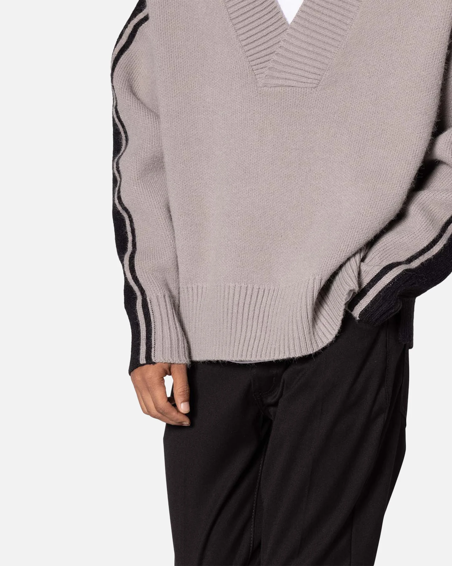 MNML University Sweater Black/Grey - Image 5