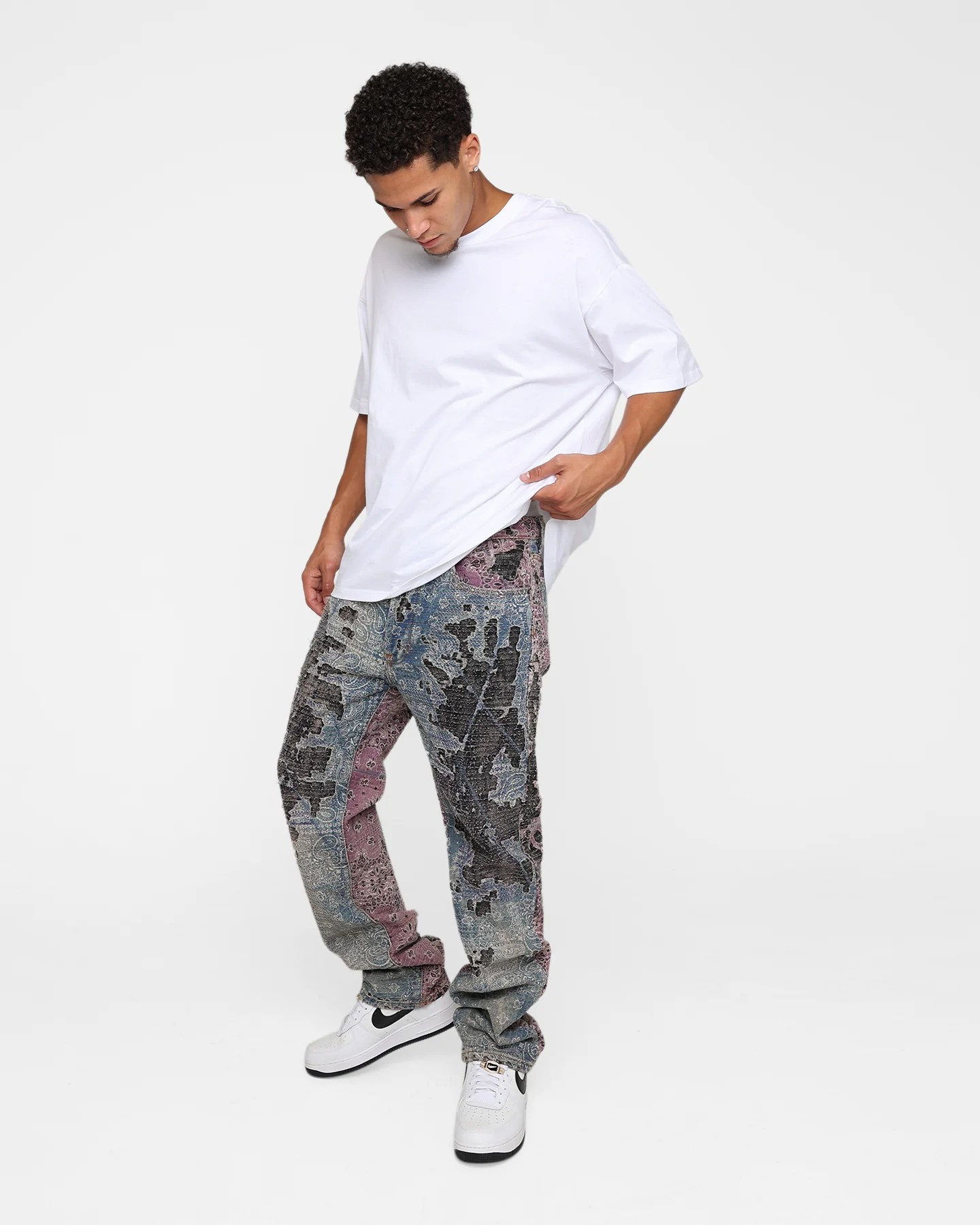 MNML V488 Boro Denim Jeans Multi - Image 2
