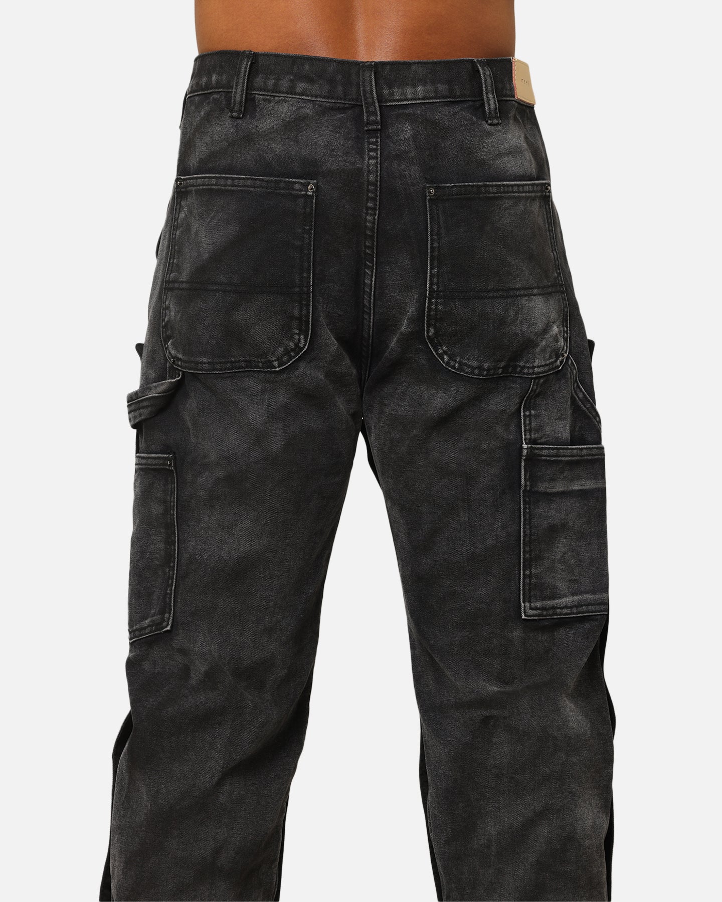 MNML V624 Snap Off Baggy Pants Vintage Black - Image 8