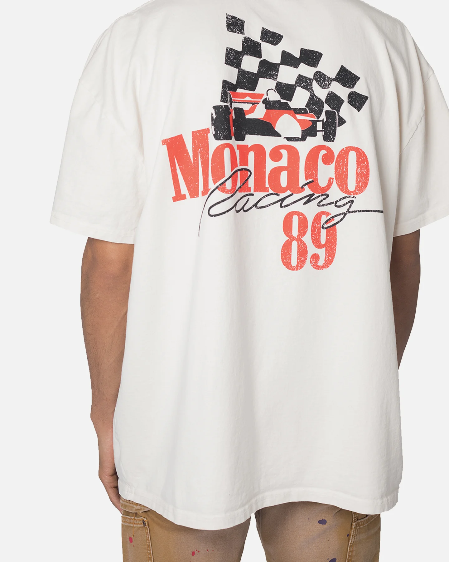 MNML Vintage Monaco T-Shirt Off White - Image 6