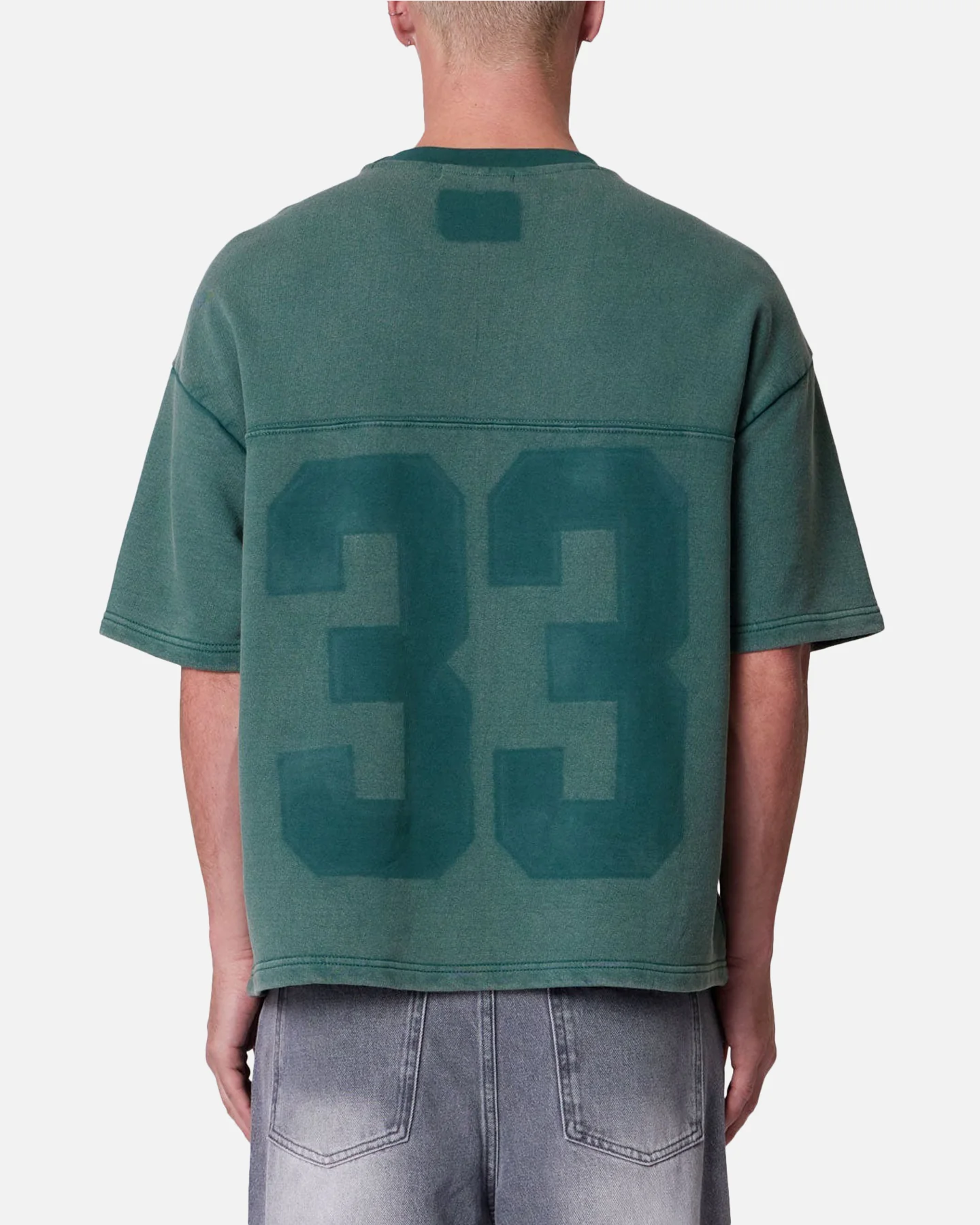 MNML Vintage Raglan Terry Jersey Green - Image 4