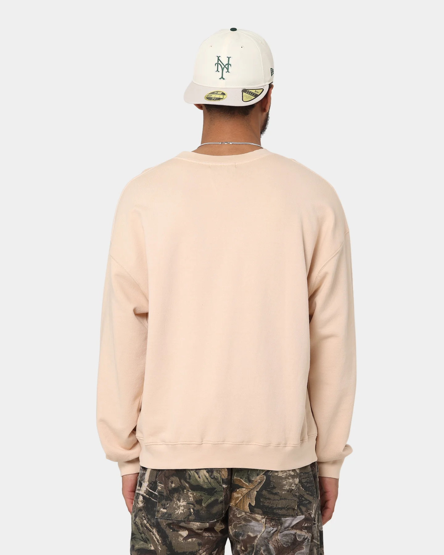MNML Vintage Wash Crewneck Cream - Image 4