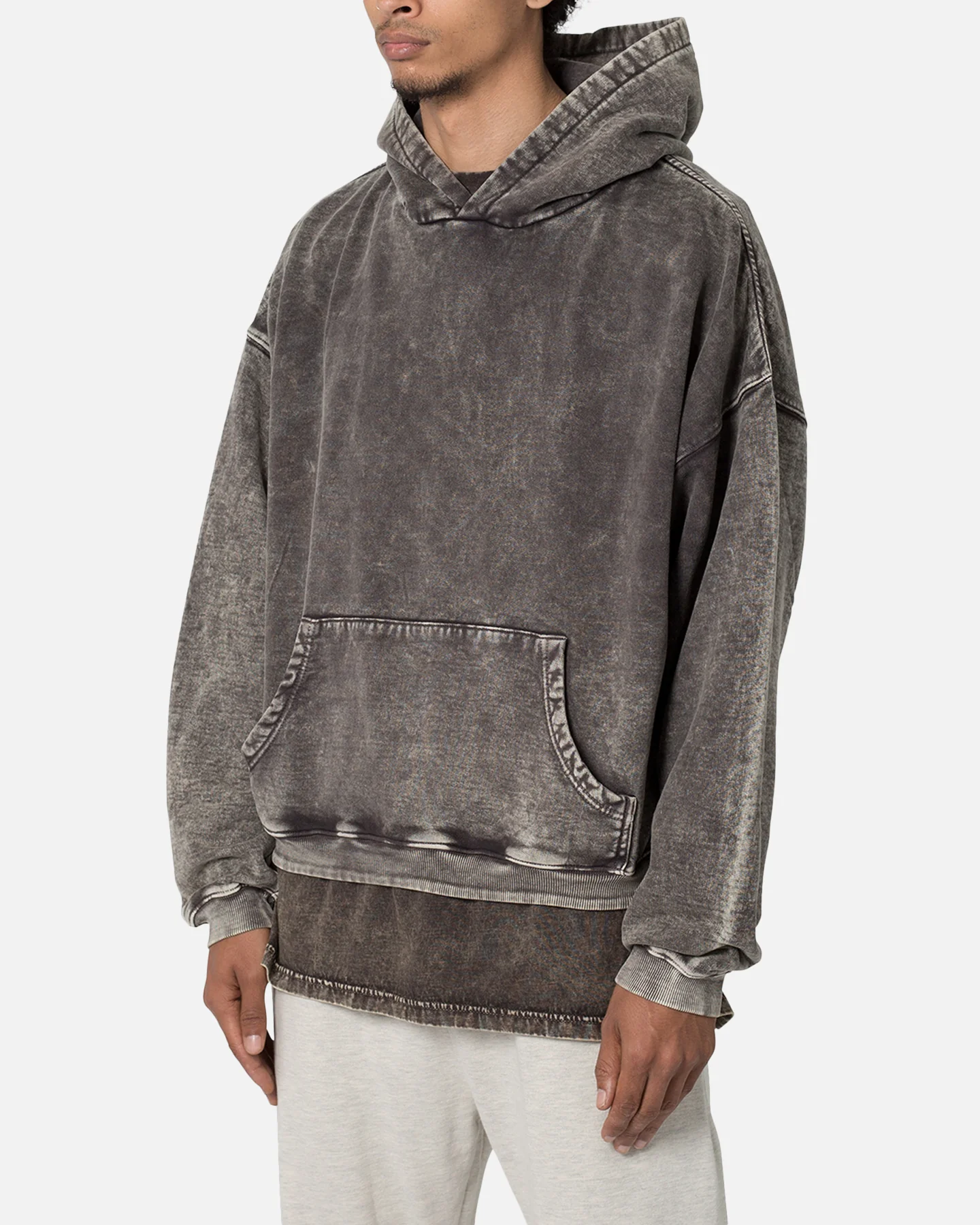 MNML Washed Acid Hoodie Black - Image 2