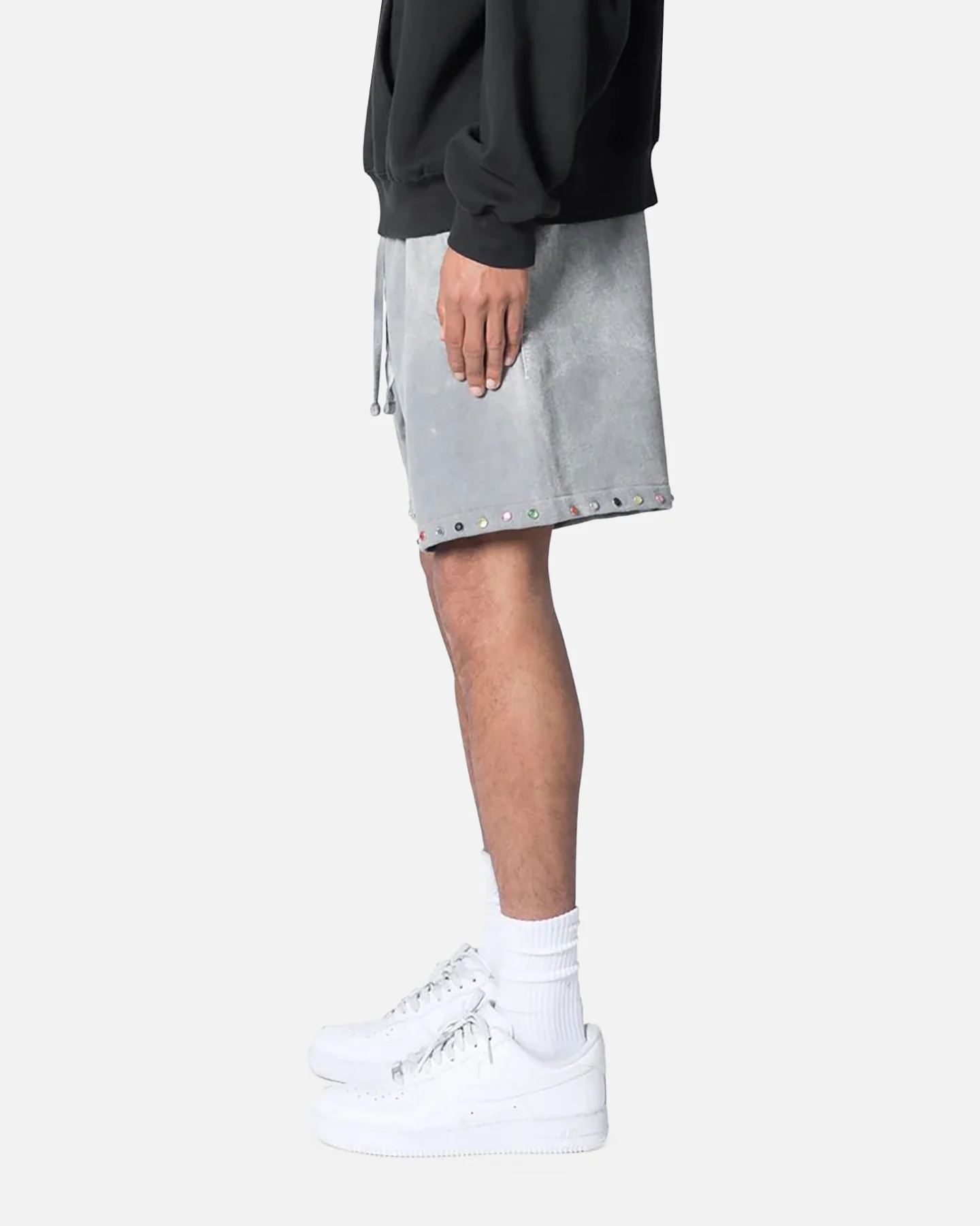 MNML Washed Gradient Shorts Washed Black - Image 3