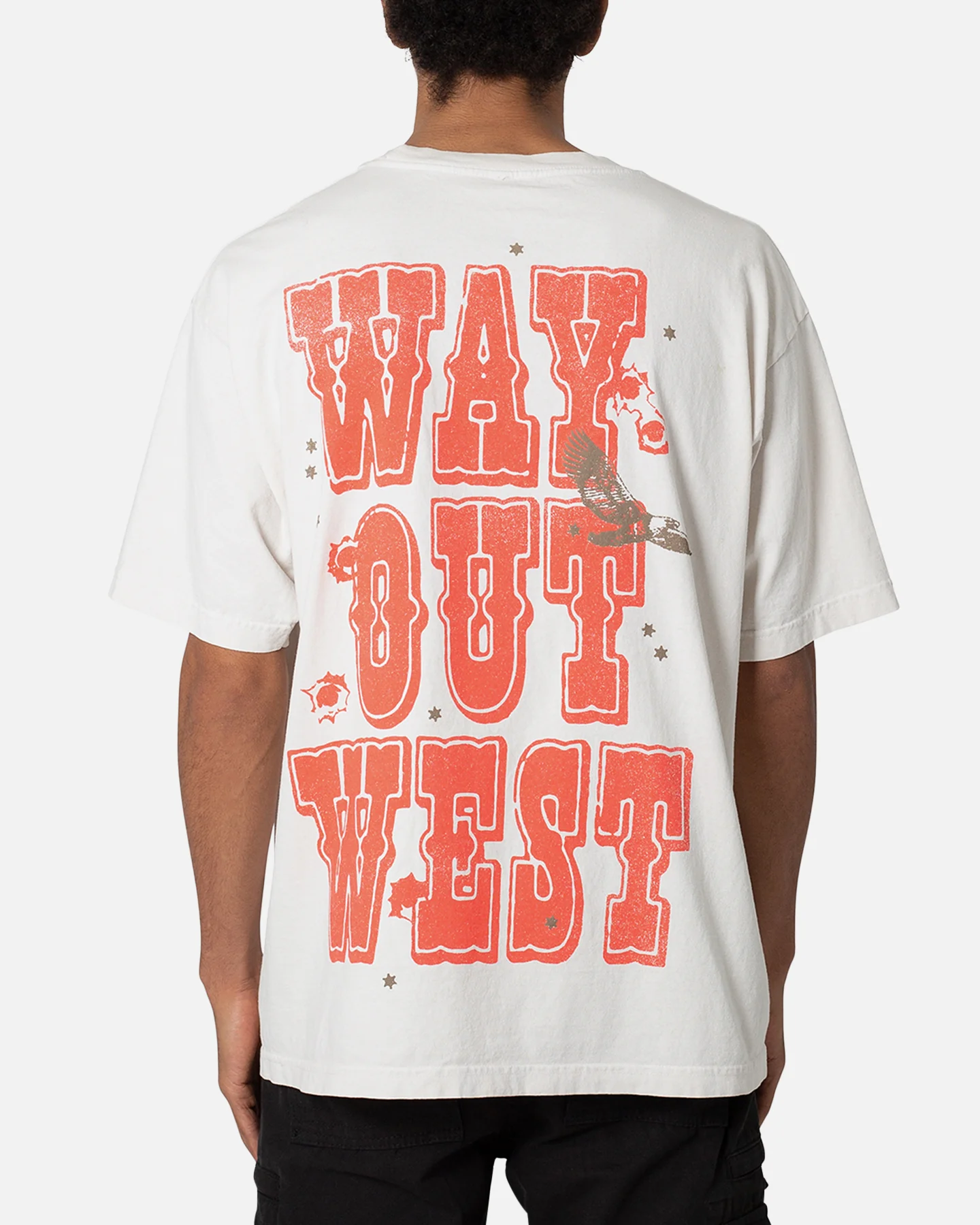 MNML Way Out West T-Shirt Off White - Image 4