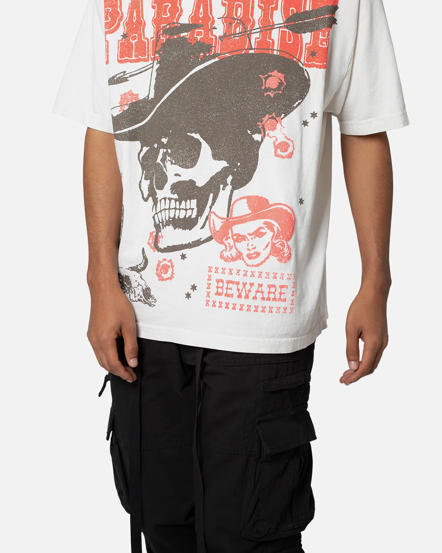 MNML Way Out West T-Shirt Off White - Image 5