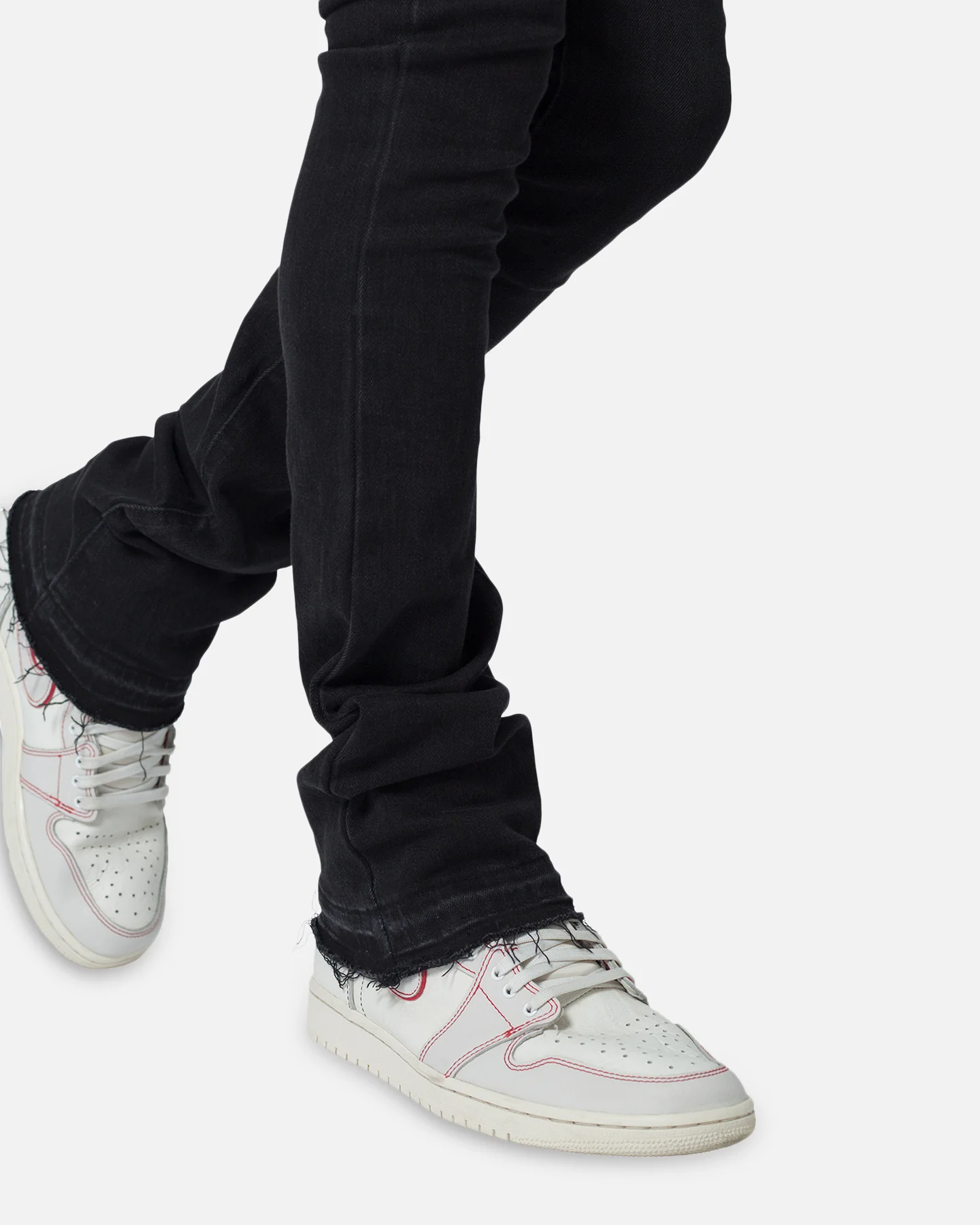 MNML X514 Skinny Stacked Denim Jeans Black - Image 5