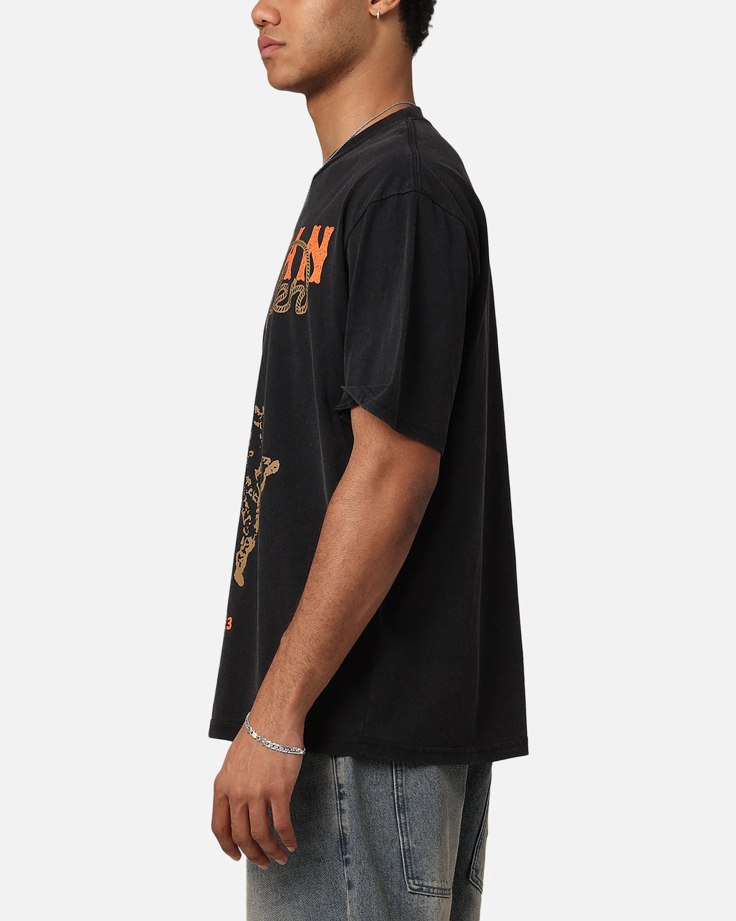 Morgan Wallen Cowboy T-Shirt Washed Black - Image 5