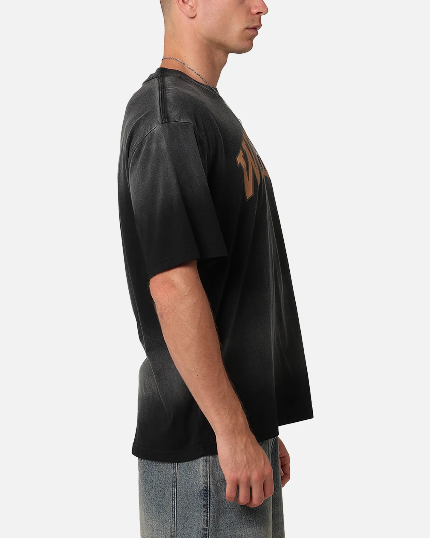 Morgan Wallen Morgan Logo T-Shirt Washed Black - Image 5