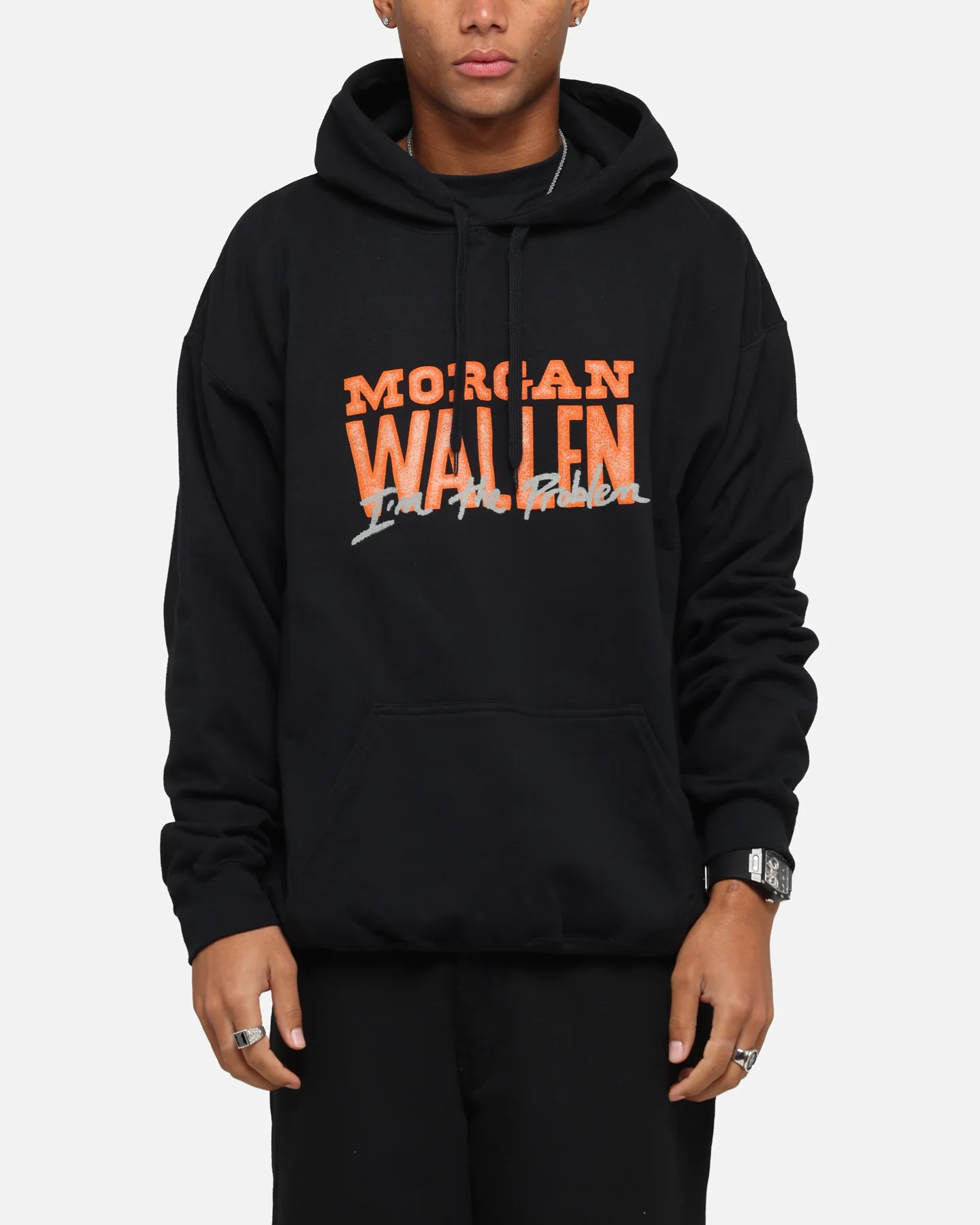 Morgan Wallen Morgan Tennessee Hoodie Black - Image 2