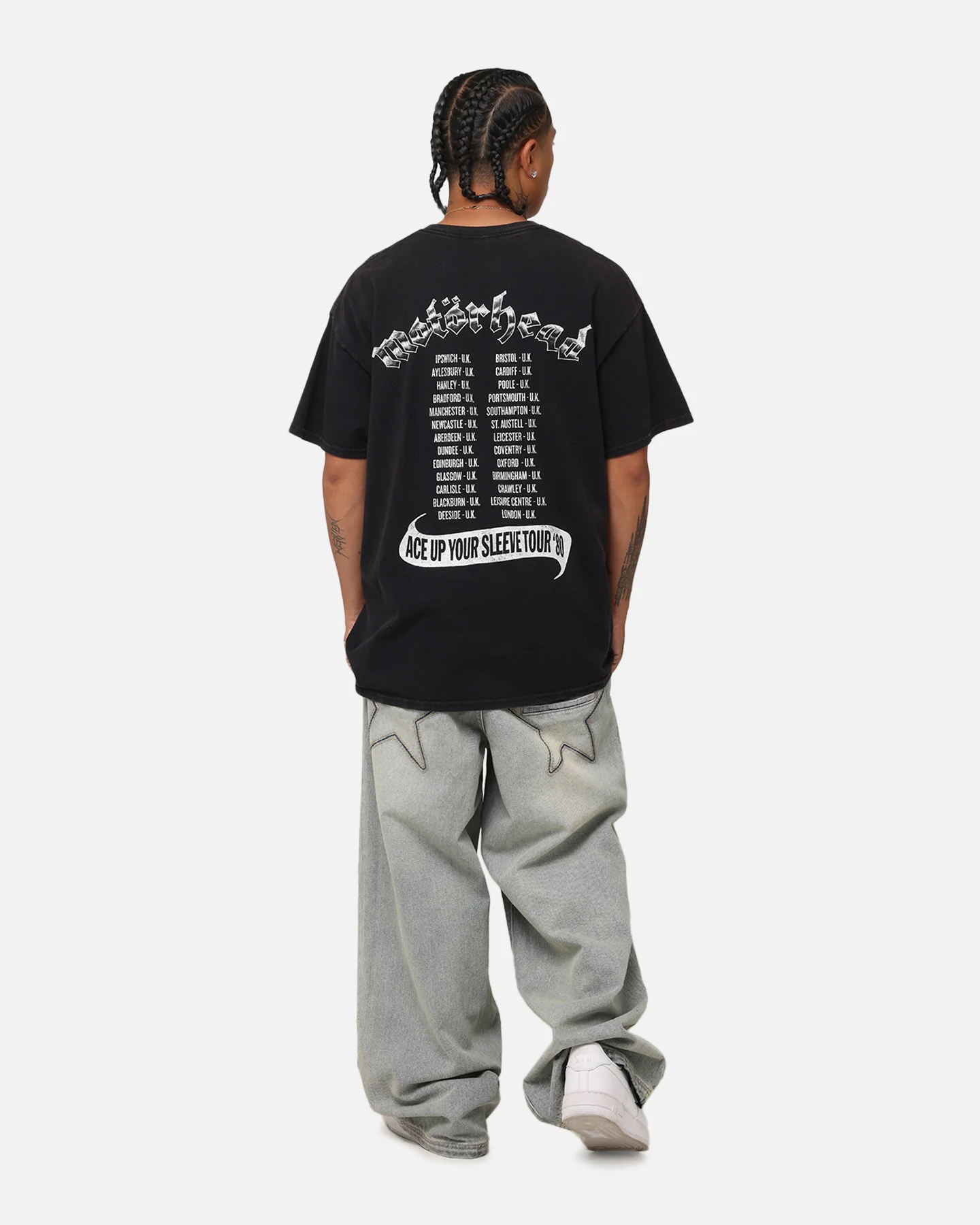 Motorhead Ace Up Your Sleeve T-Shirt Faded Black - Image 4