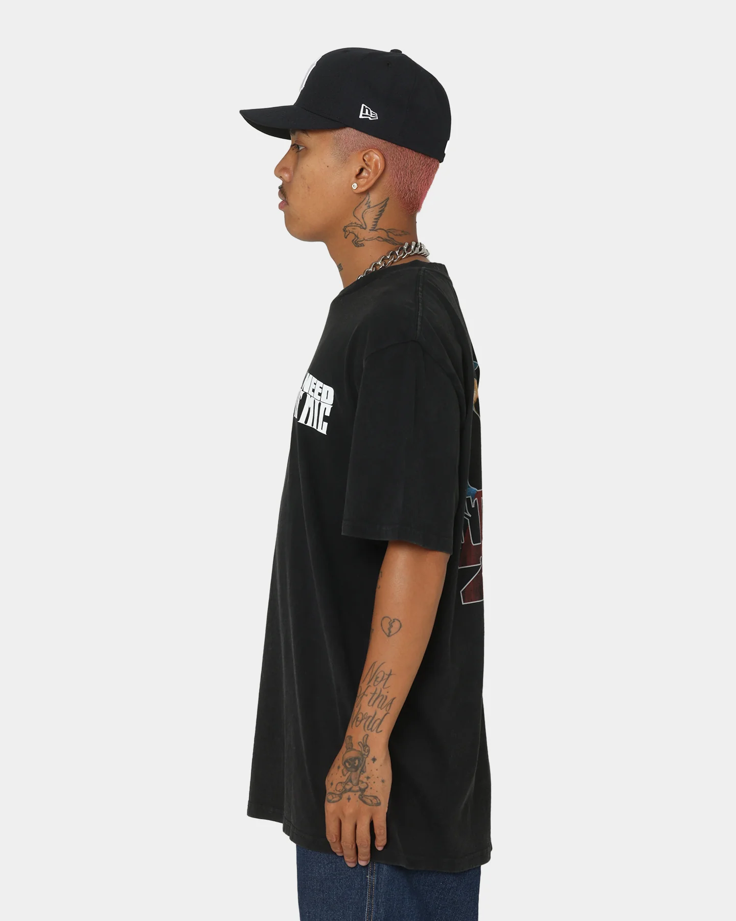 Nas Stillmatic 2001 T-Shirt Washed Black - Image 6