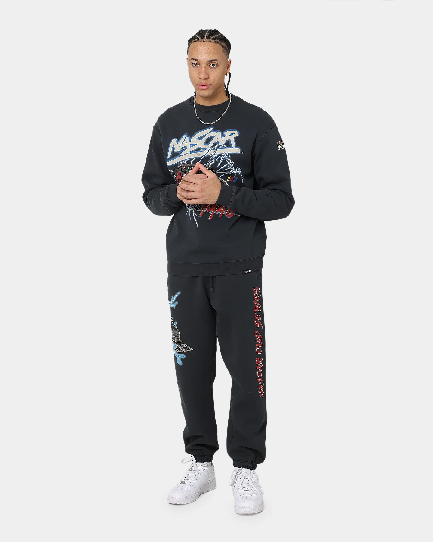 NASCAR Lightning Cup Series Crewneck Washed Black - Image 2