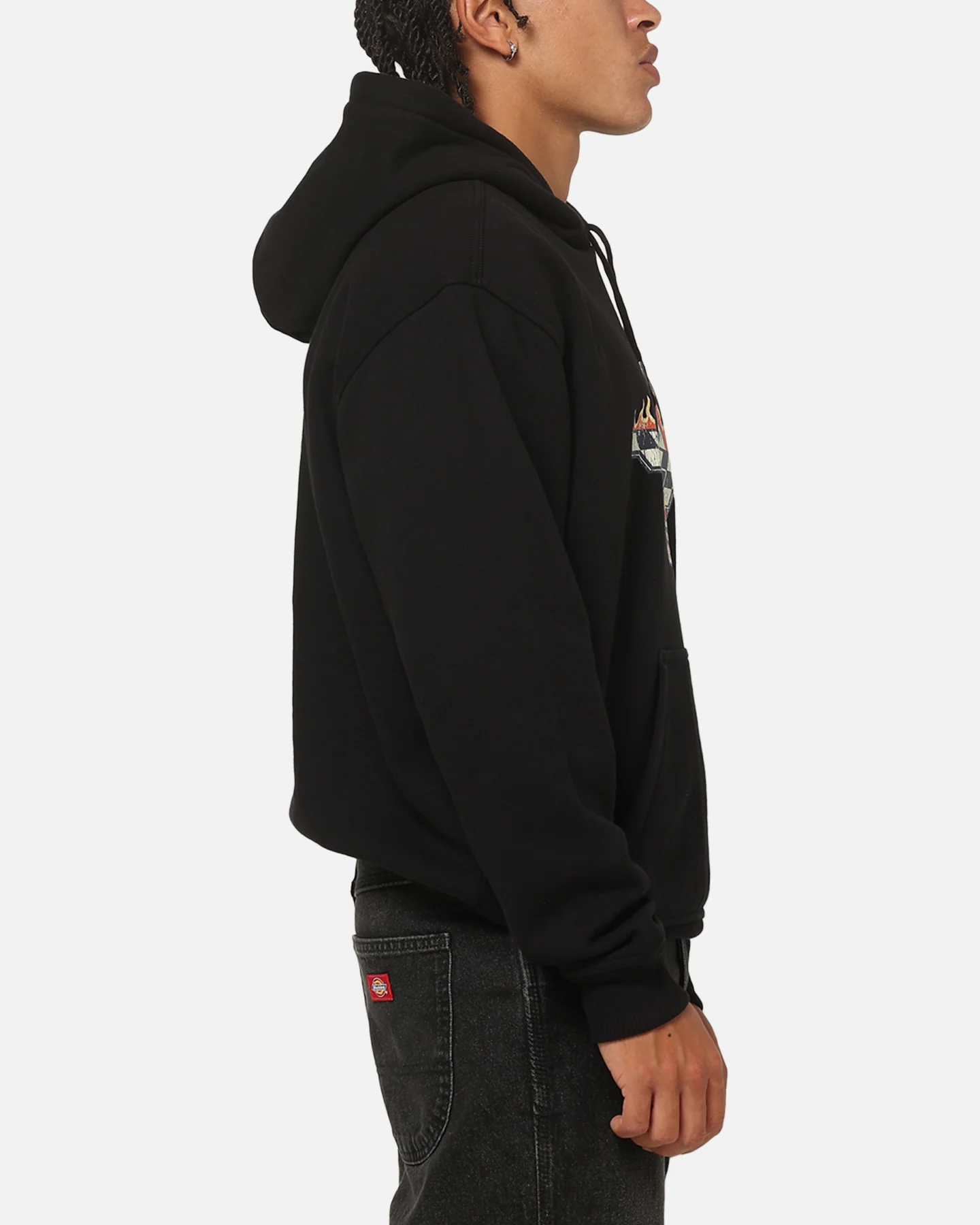 Dickies Nashport Pullover Hoodie Black - Image 4