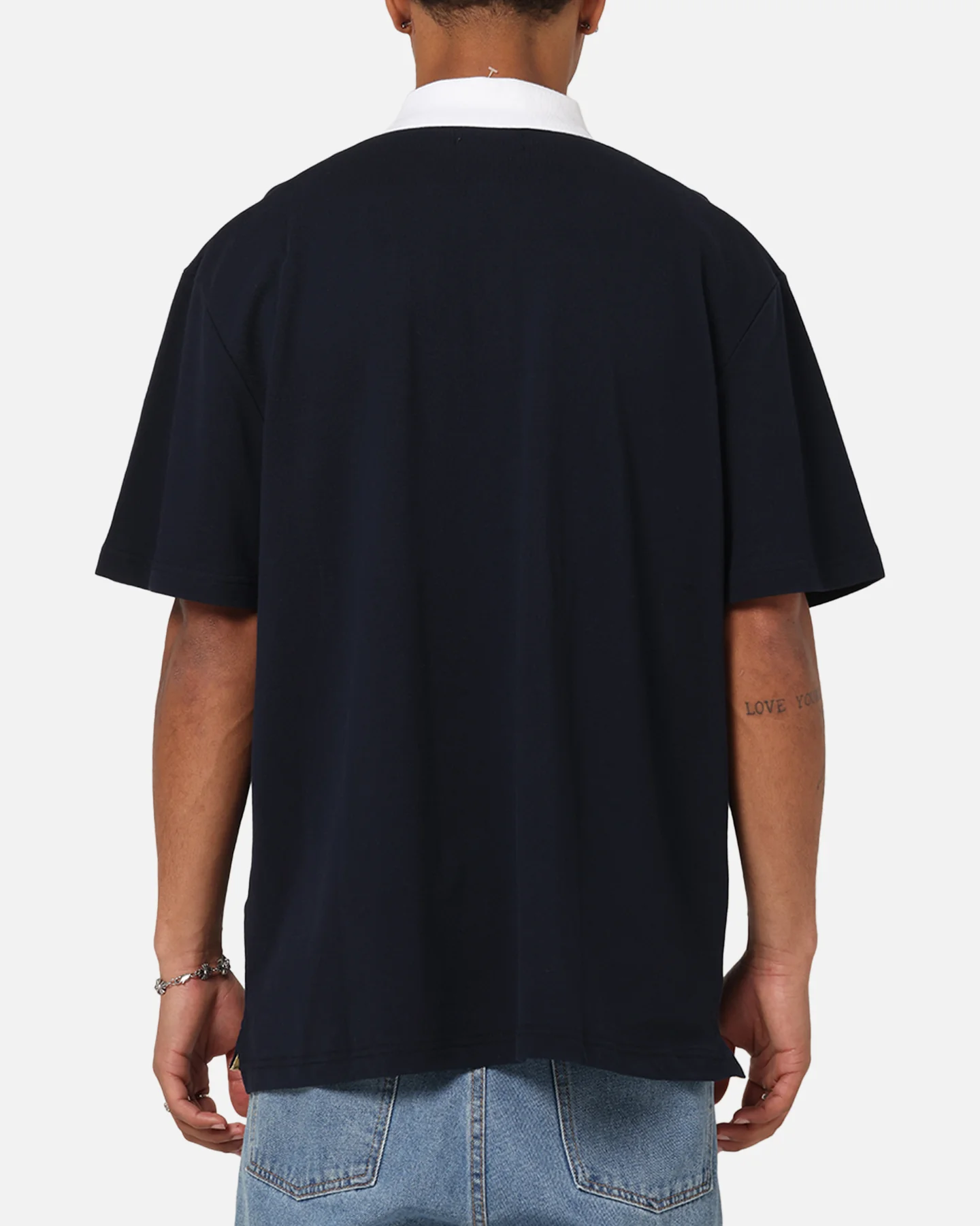 Nautica 83-Flag Block Polo T-Shirt Dark Navy - Image 3