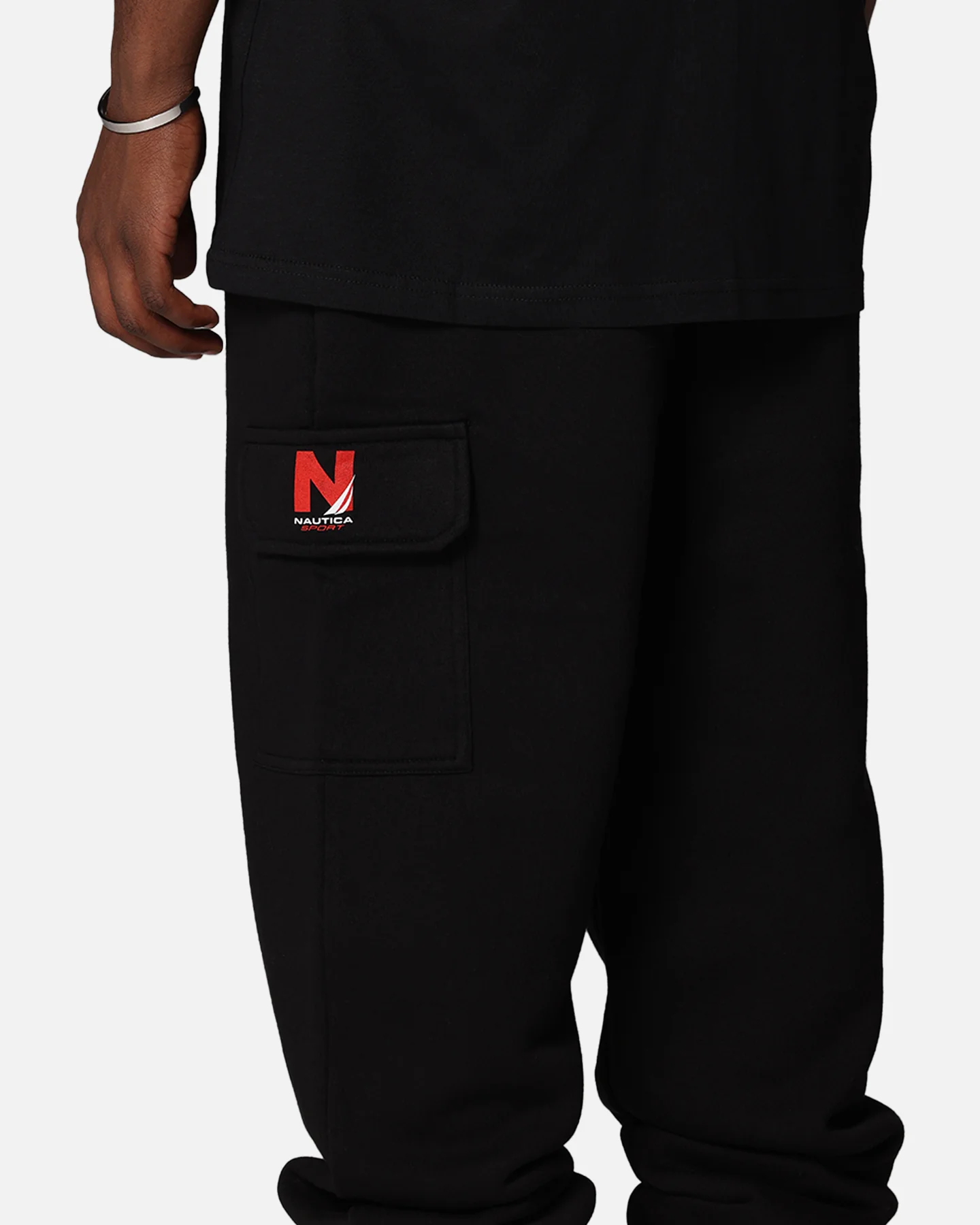 Nautica Bisbee Jog Track Pants Black - Image 4