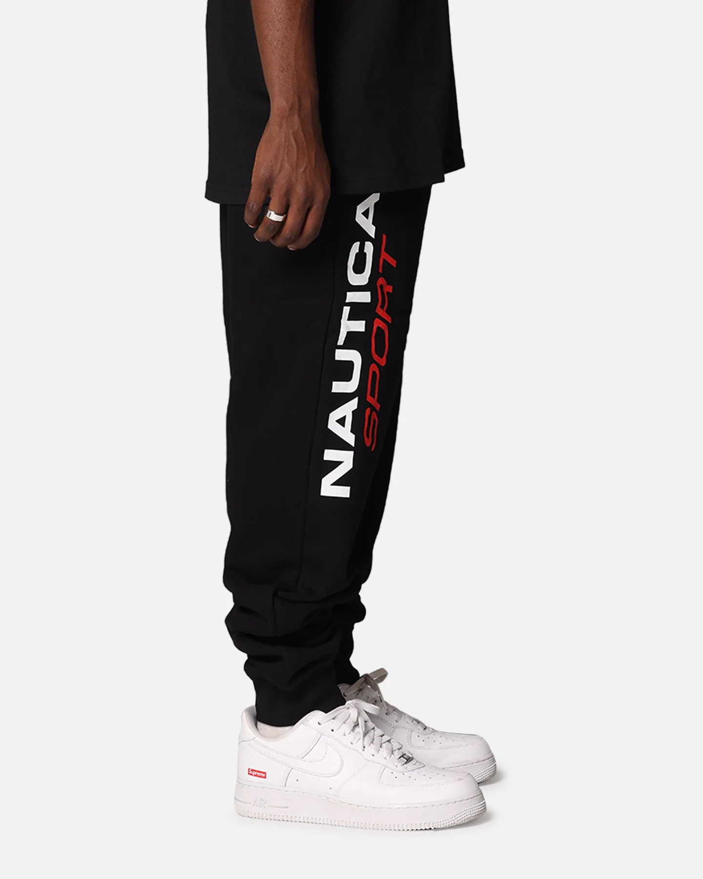 Nautica Bisbee Jog Track Pants Black - Image 5