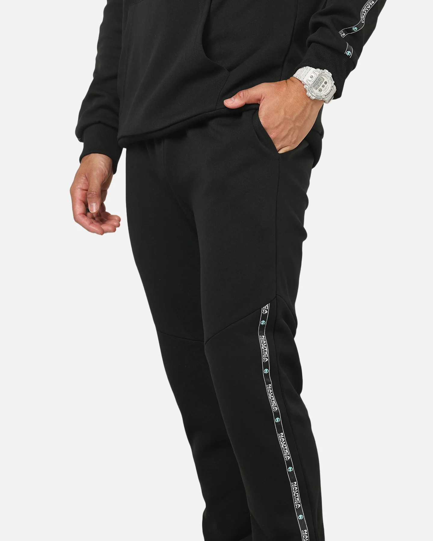 Nautica Cadott Jog Pants Black - Image 3