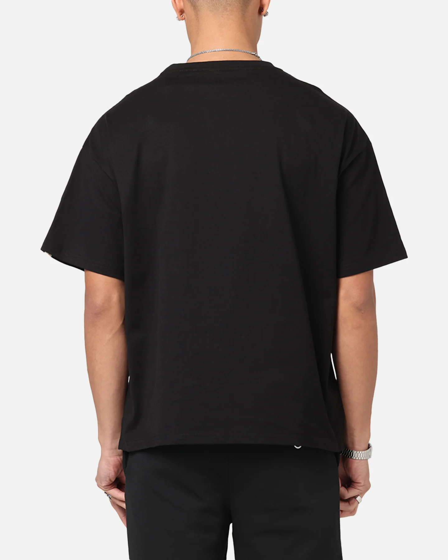 Nautica Letter Logo T-Shirt Black - Image 3