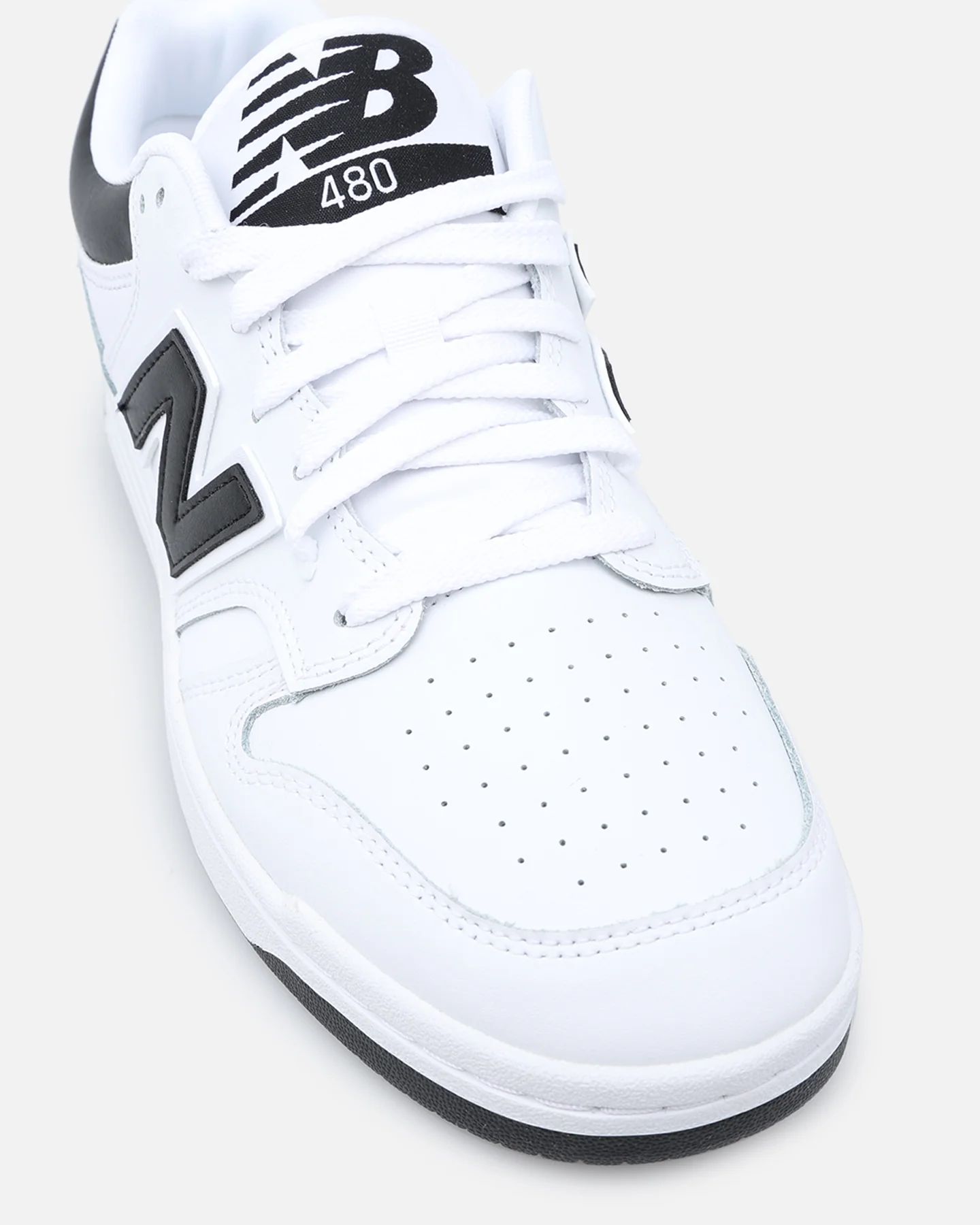 New Balance 480 White/Black - Image 7