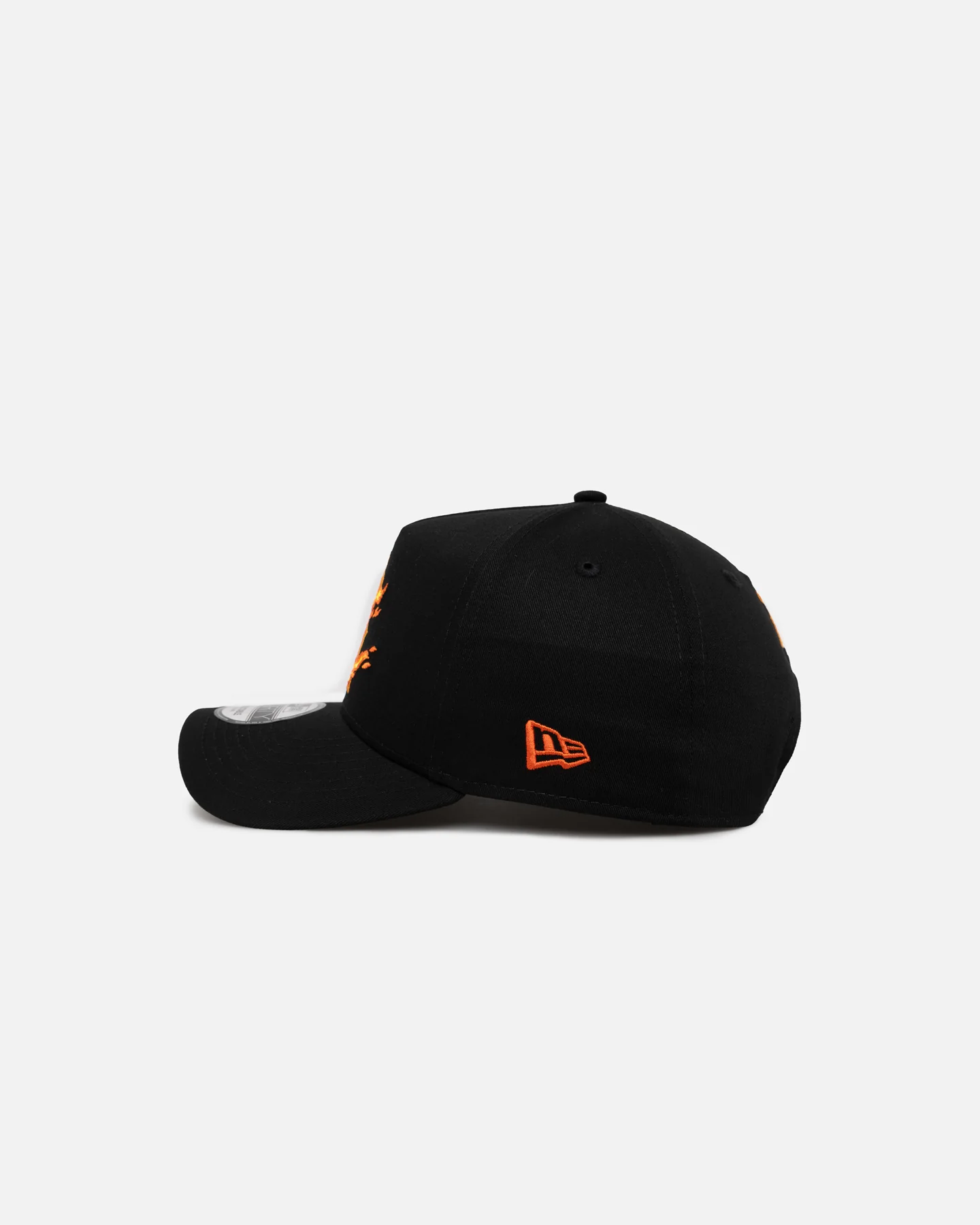 New Era Anaheim Angels 'Black Flame' 9FORTY A-Frame Snapback Black/Flame - Image 4