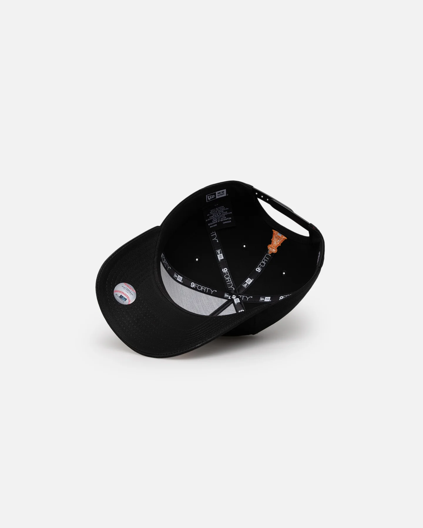 New Era Anaheim Angels 'Black Flame' 9FORTY A-Frame Snapback Black/Flame - Image 6