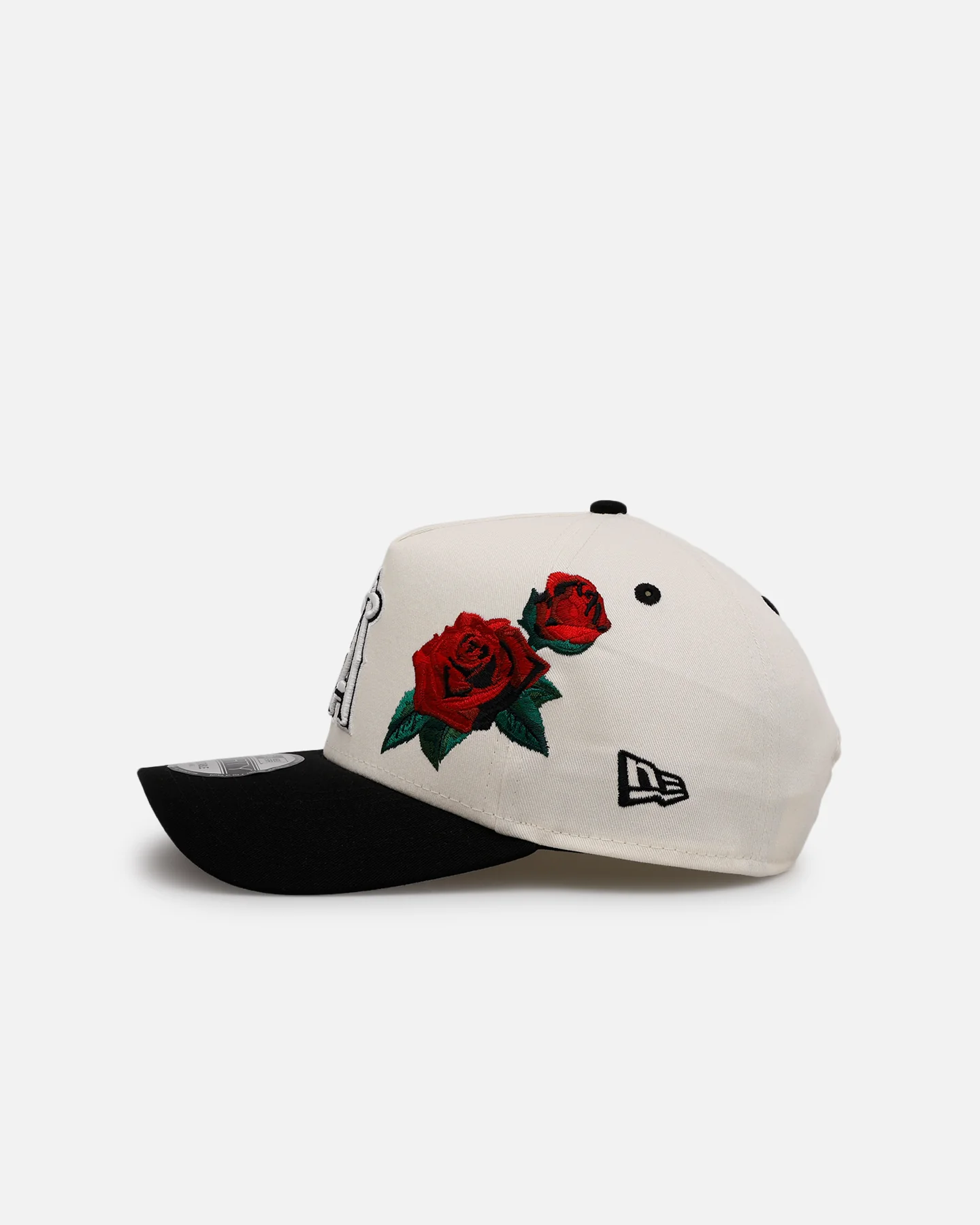New Era Anaheim Angels 'Chrome Black Roses' 9FORTY A-Frame Snapback Chrome/Black - Image 4