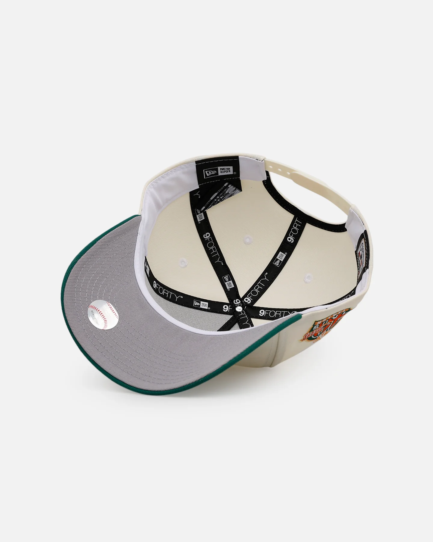 New Era Anaheim Angels 'Citrus' 9FORTY A-Frame Snapback Chrome/Green/Orange - Image 6